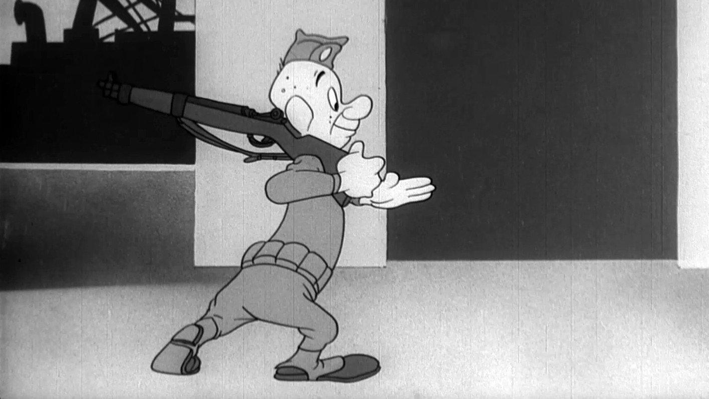 Coming!! Snafu 1943 movie scene