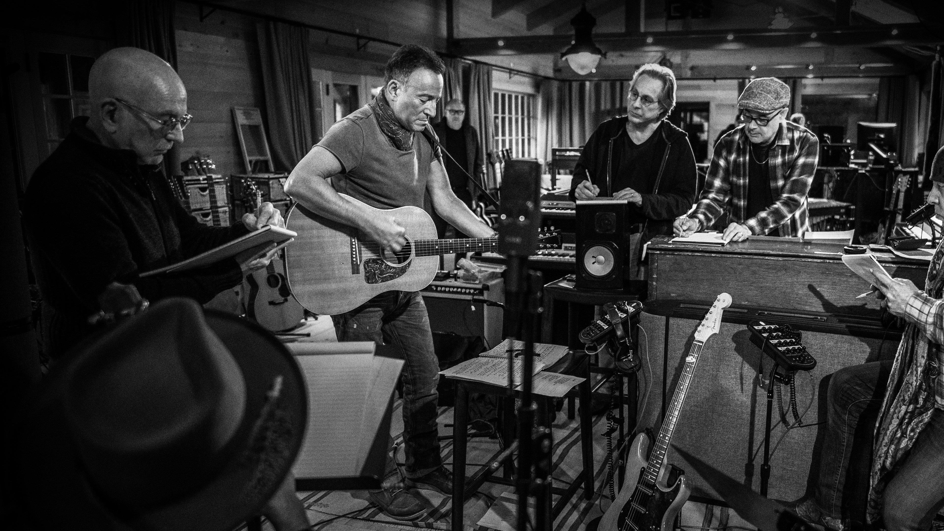 Bruce Springsteen's Letter to You 2020 movie scene