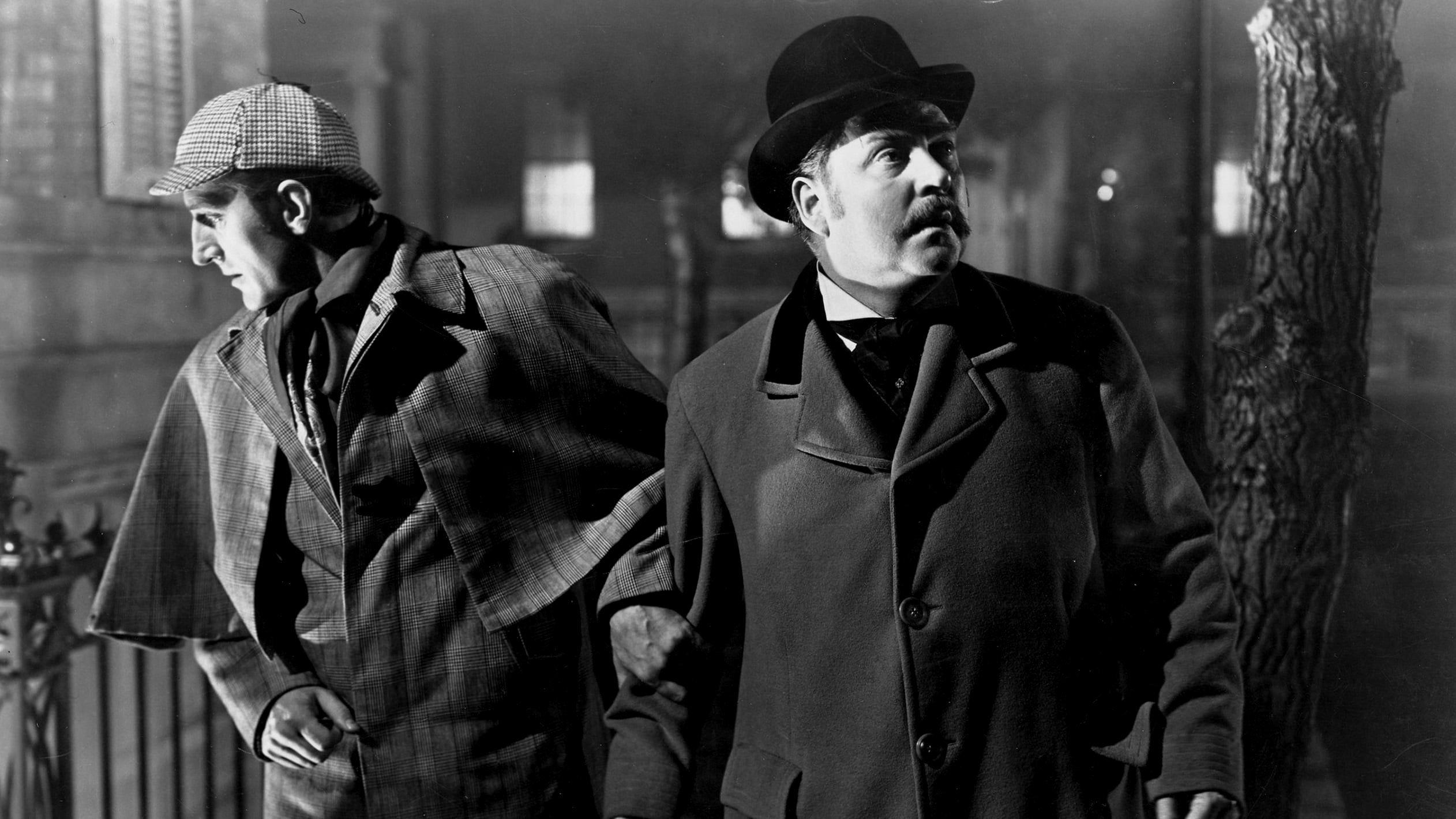The Adventures of Sherlock Holmes 1939 movie scene