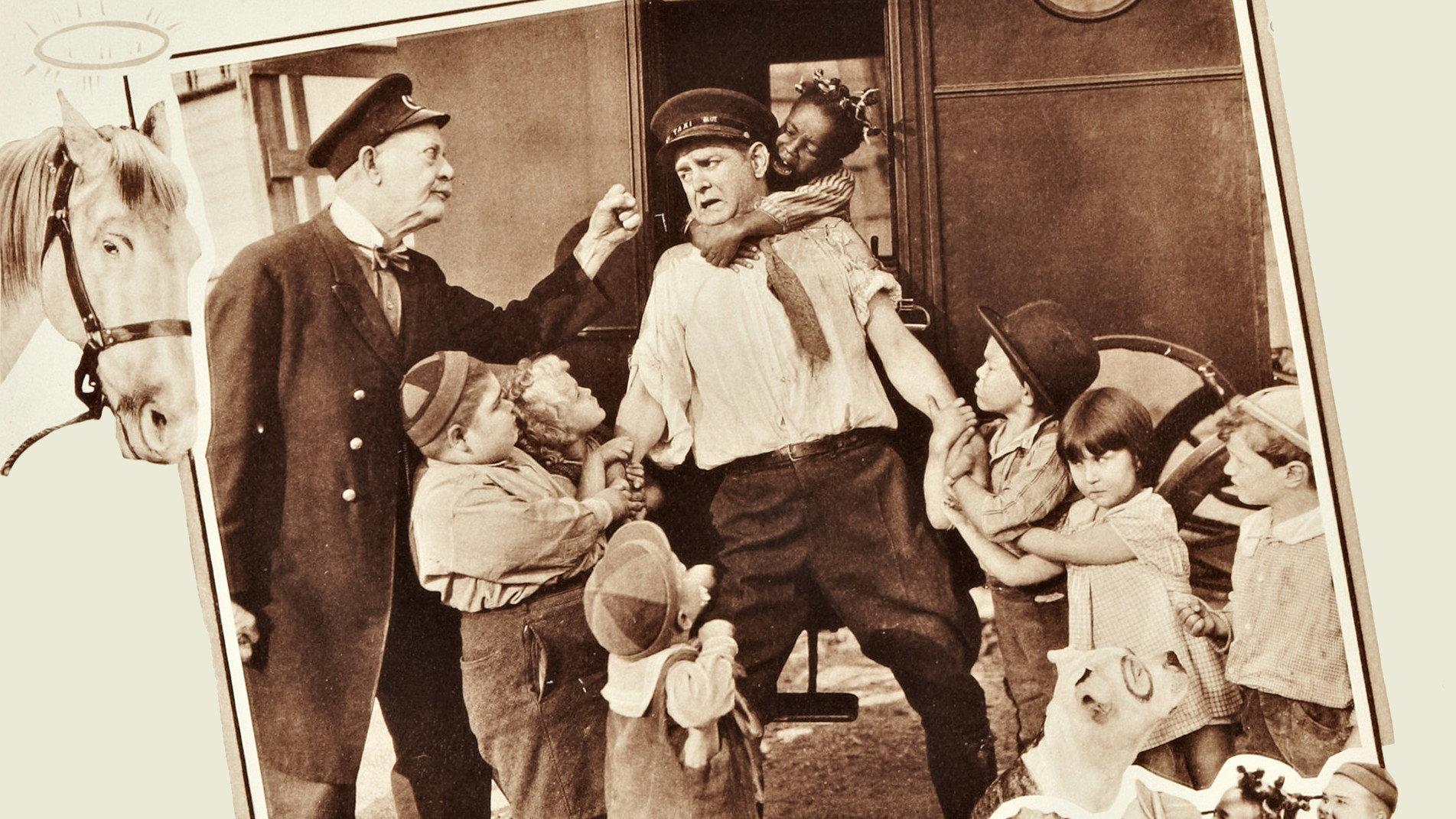 The Ol' Gray Hoss 1928 movie scene