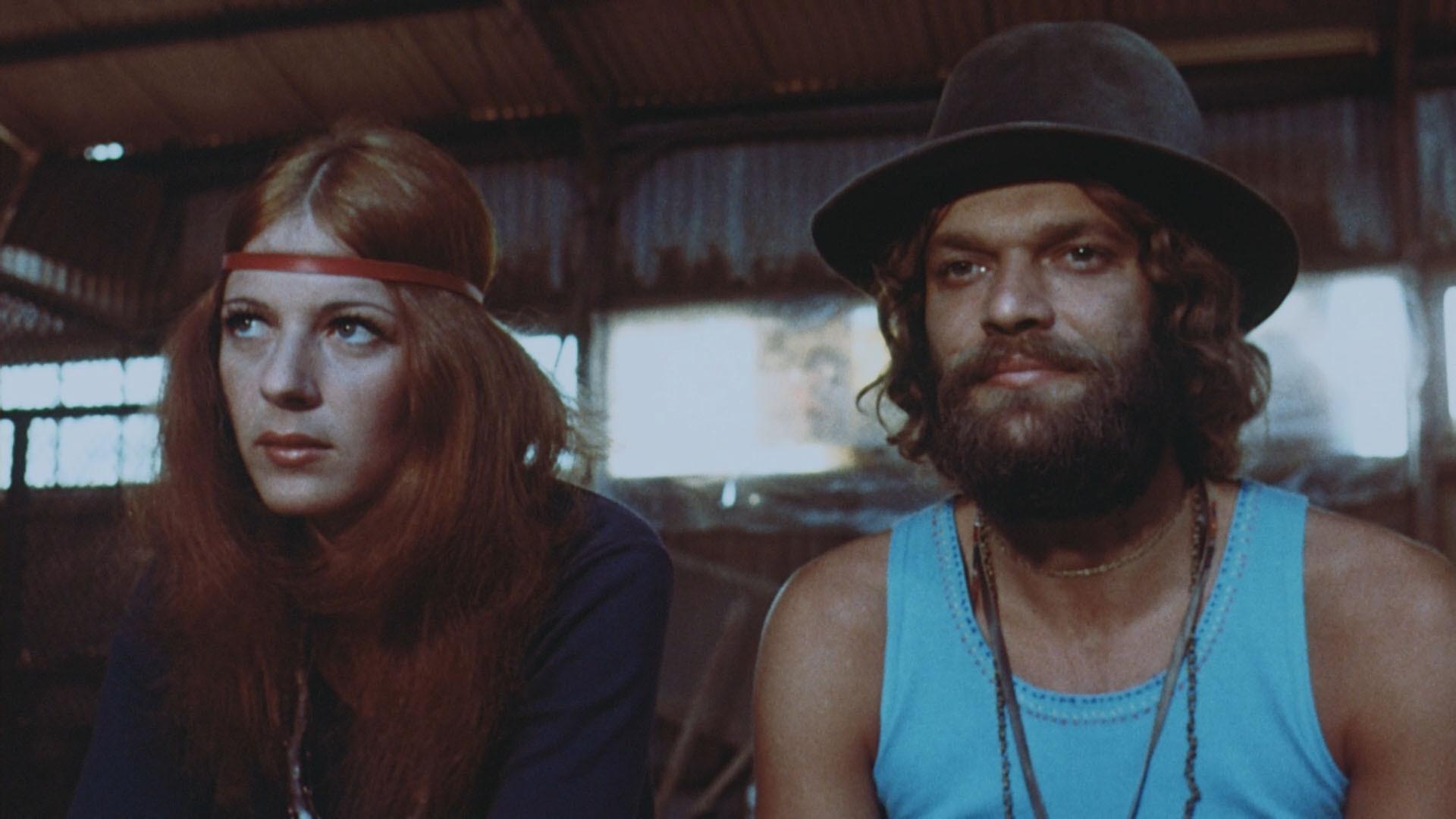 An American Hippie in Israel 1972 movie scene