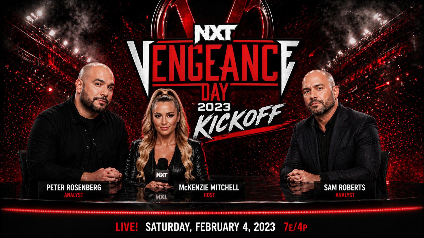 NXT Vengeance Day 2023 Kickoff 2023 movie scene