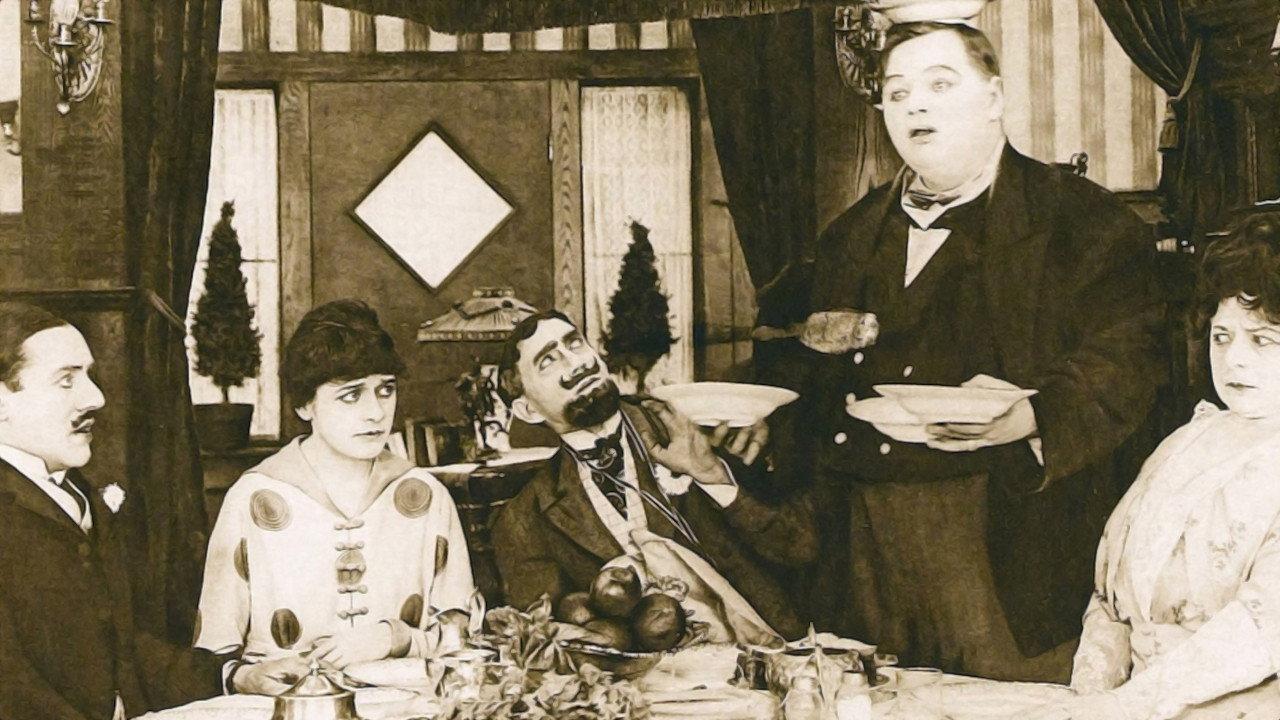 The Rough House 1917 movie scene