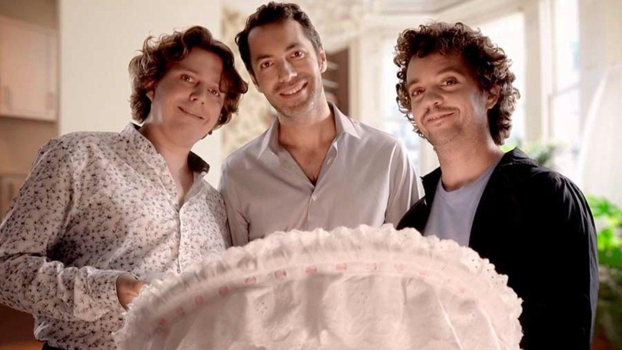 3 hommes et un couffin 2018 movie scene