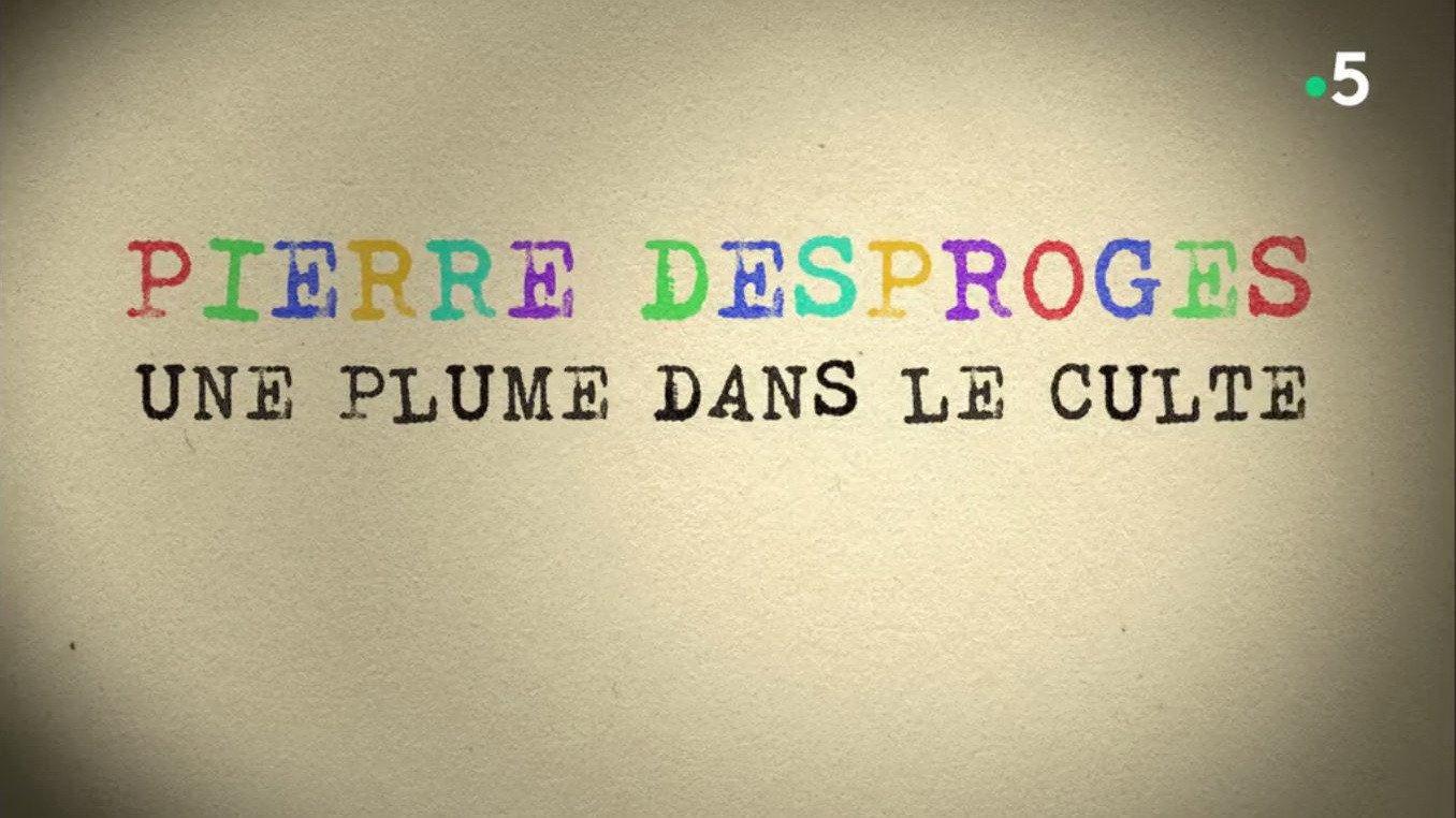 Pierre Desproges Une plume dans le Culte 2018 movie scene