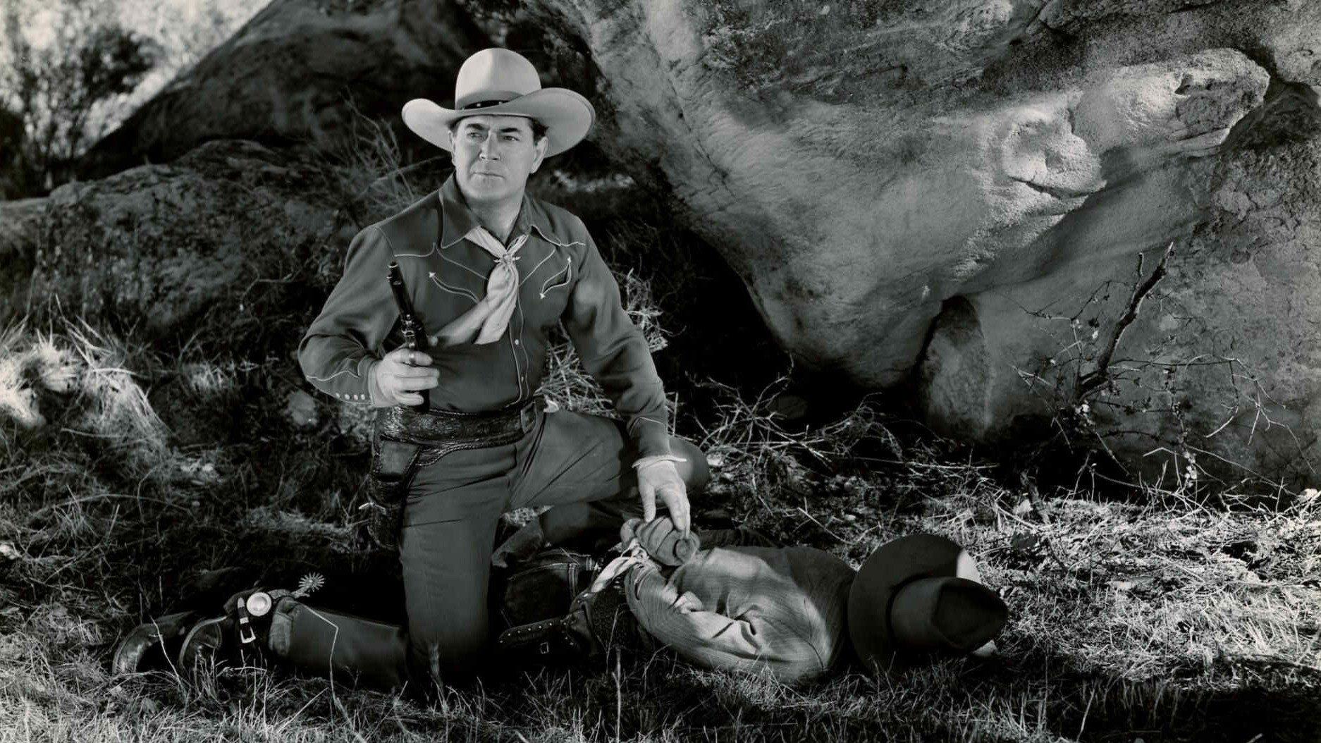 Blazing Bullets 1951 movie scene
