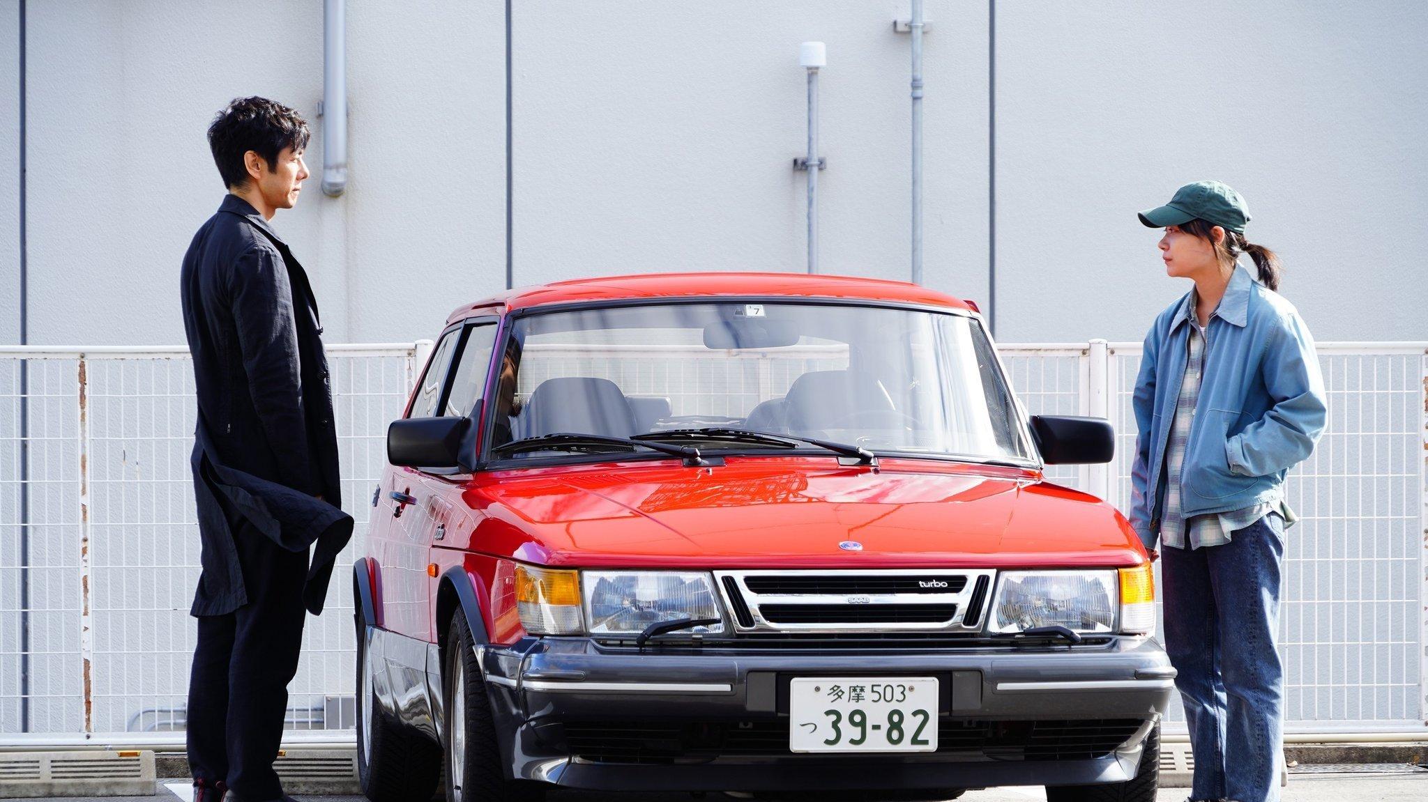 Drive My Car 2021 movie scene