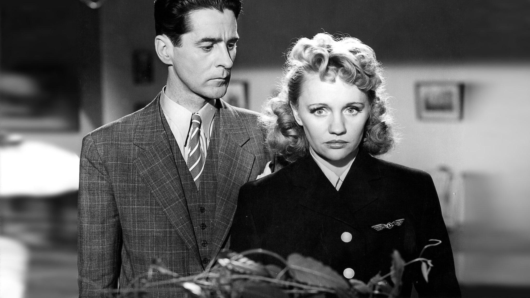 While the Door Was Locked 1946 movie scene