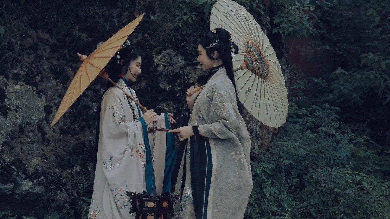 Two Belles in Love 2021 movie scene