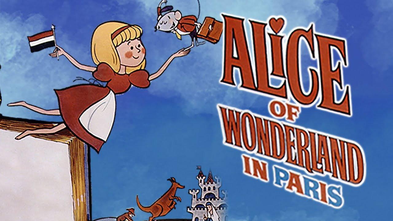 Alice of Wonderland in Paris 1966 movie scene