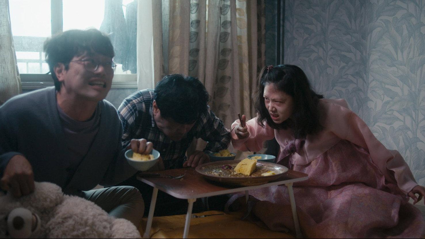 Brunch for a Depressed Zombie 2026 movie scene