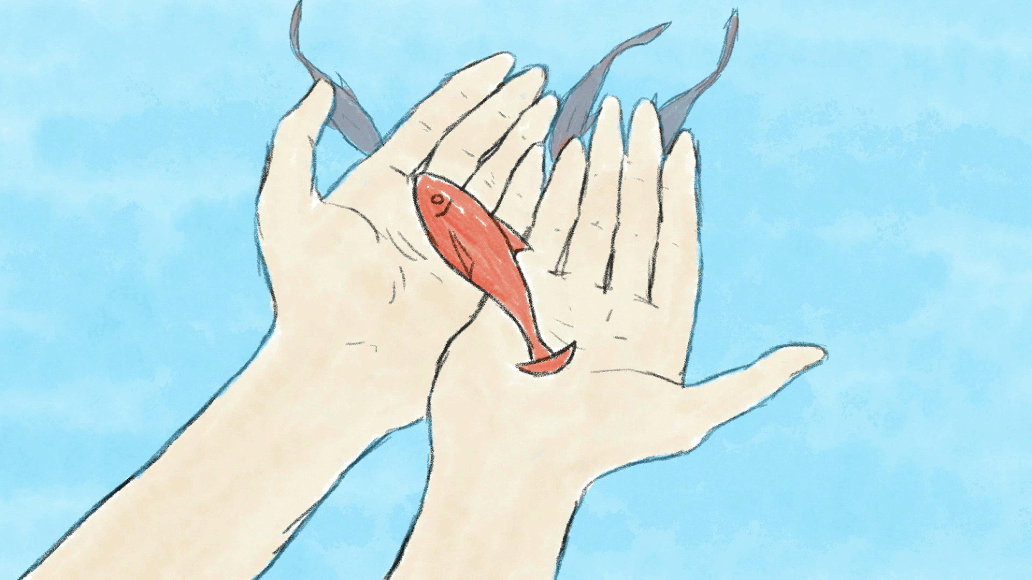 Bowl, Paper, Fish 2020 movie scene