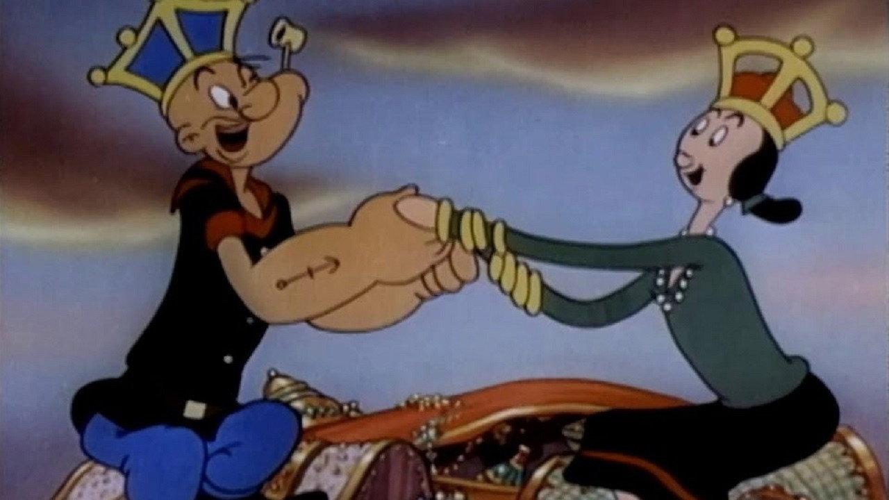 Popeye Makes a Movie 1950 movie scene
