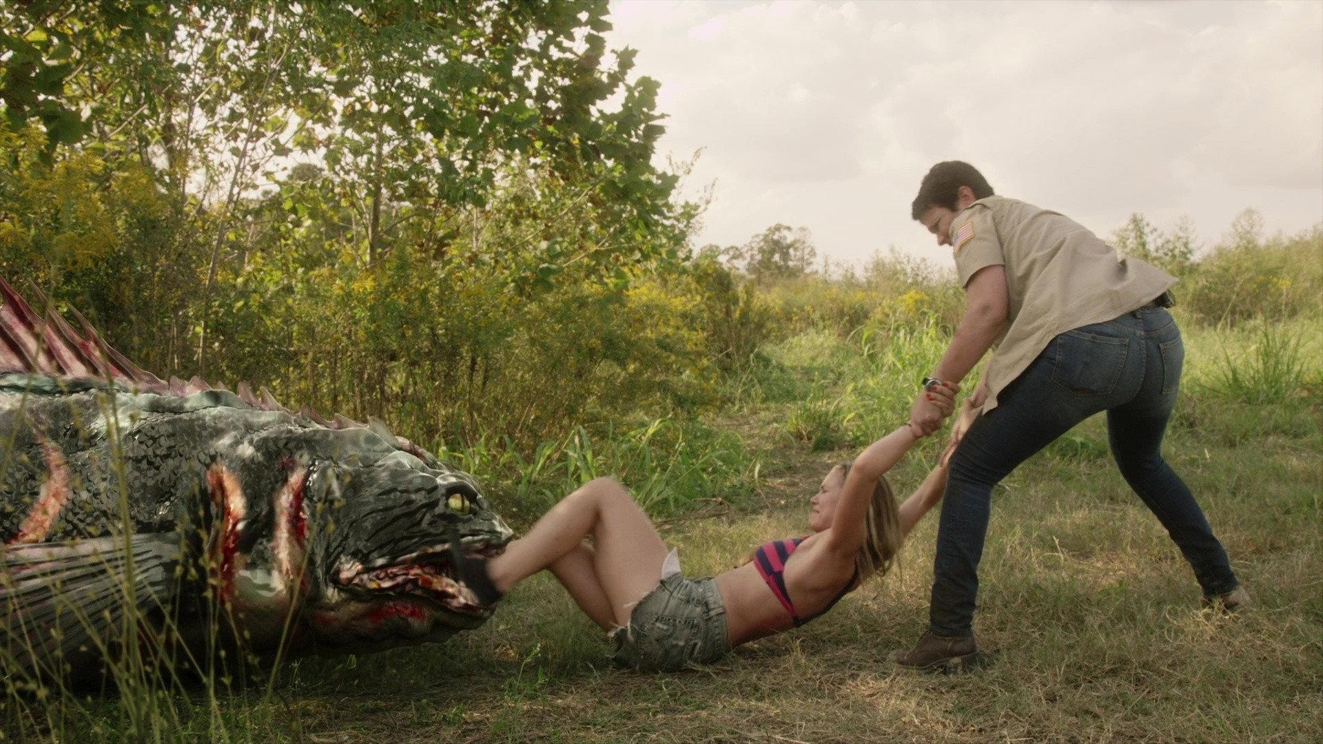 Snakehead Swamp 2014 movie scene