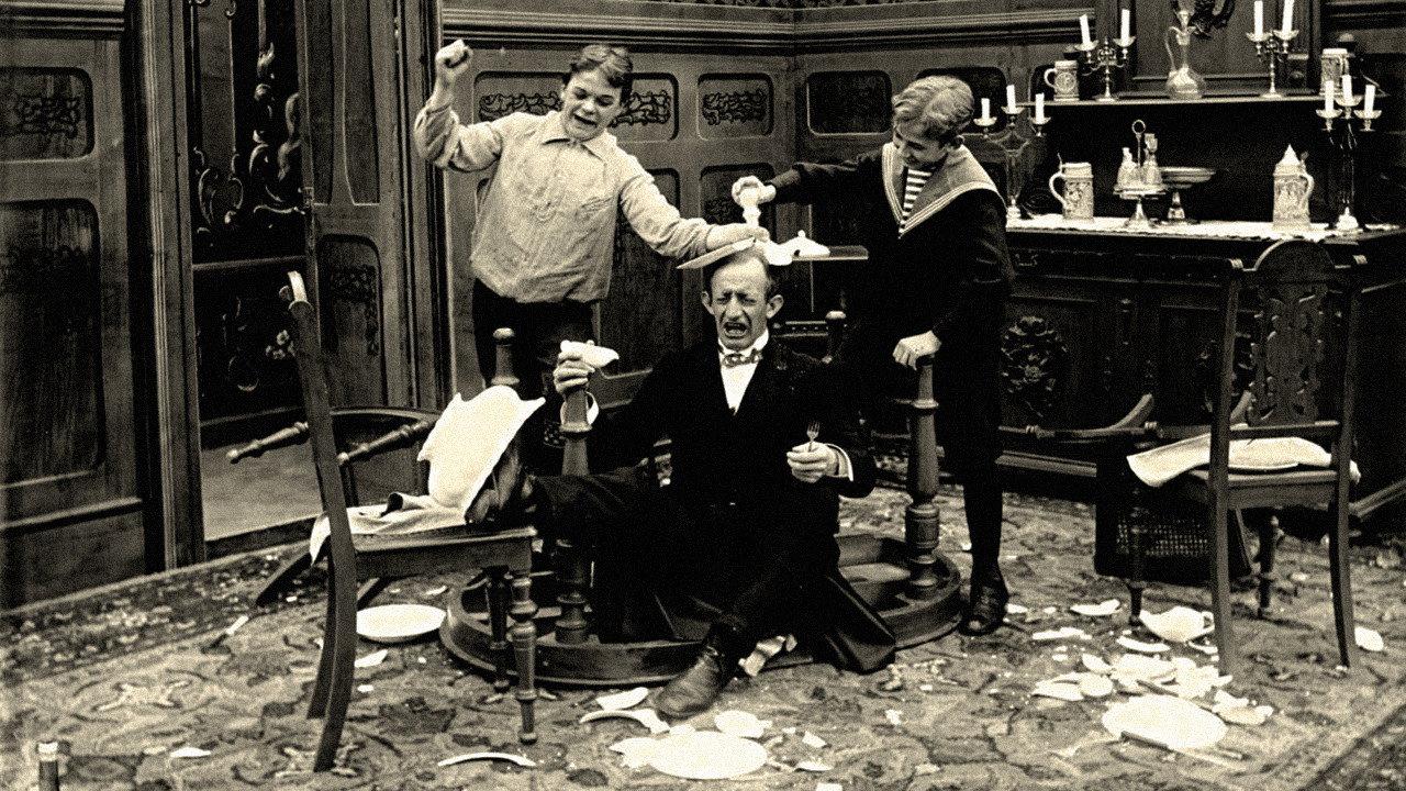 The New Teacher 1910 movie scene