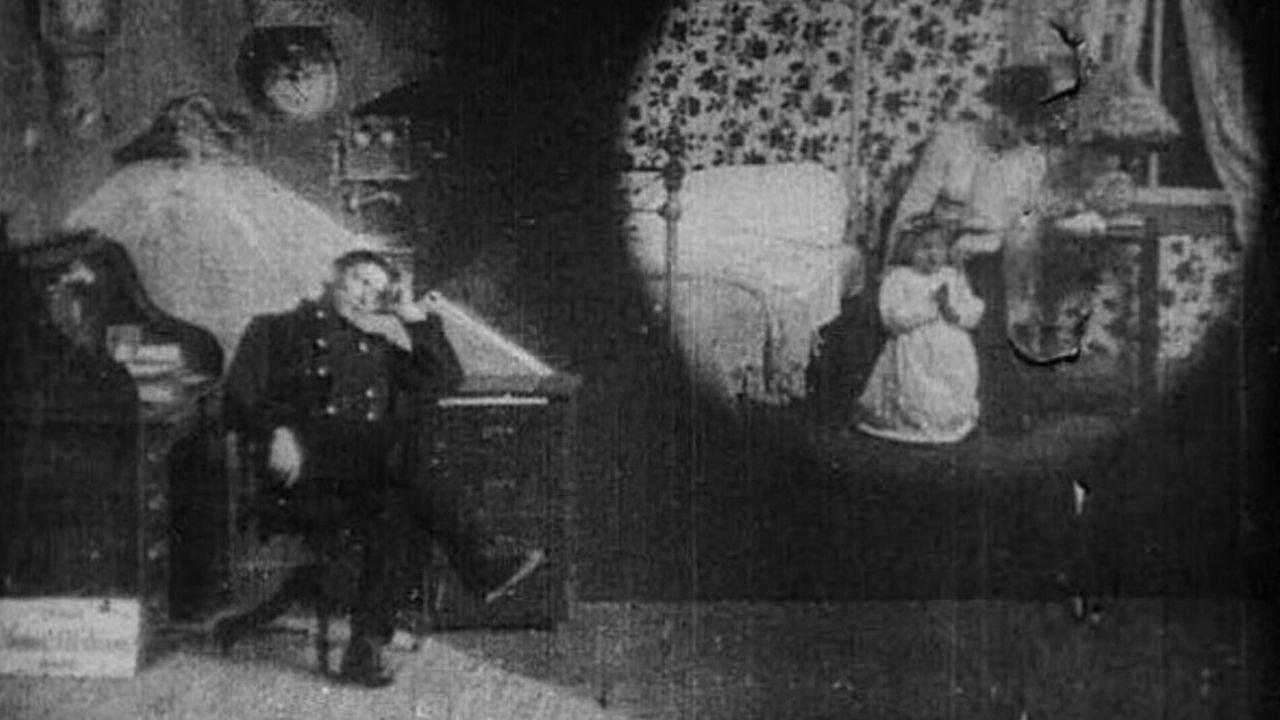 Life of an American Fireman 1903 movie scene