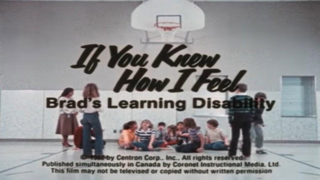 If You Knew How I Feel: Brad's Learning Disability 1982 movie scene