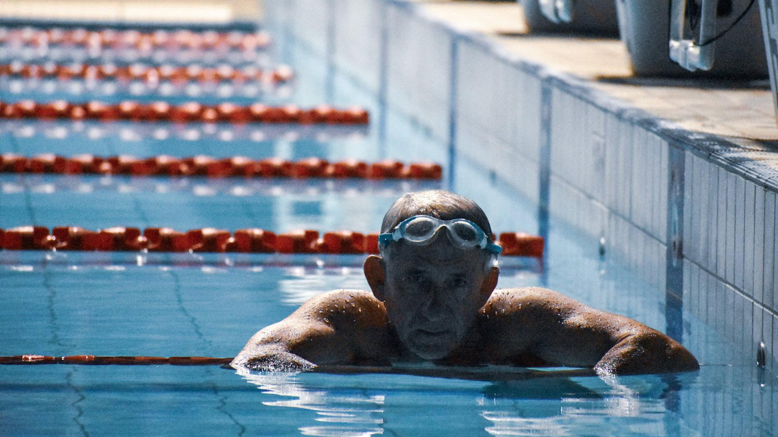 Pacing the Pool 2021 movie scene