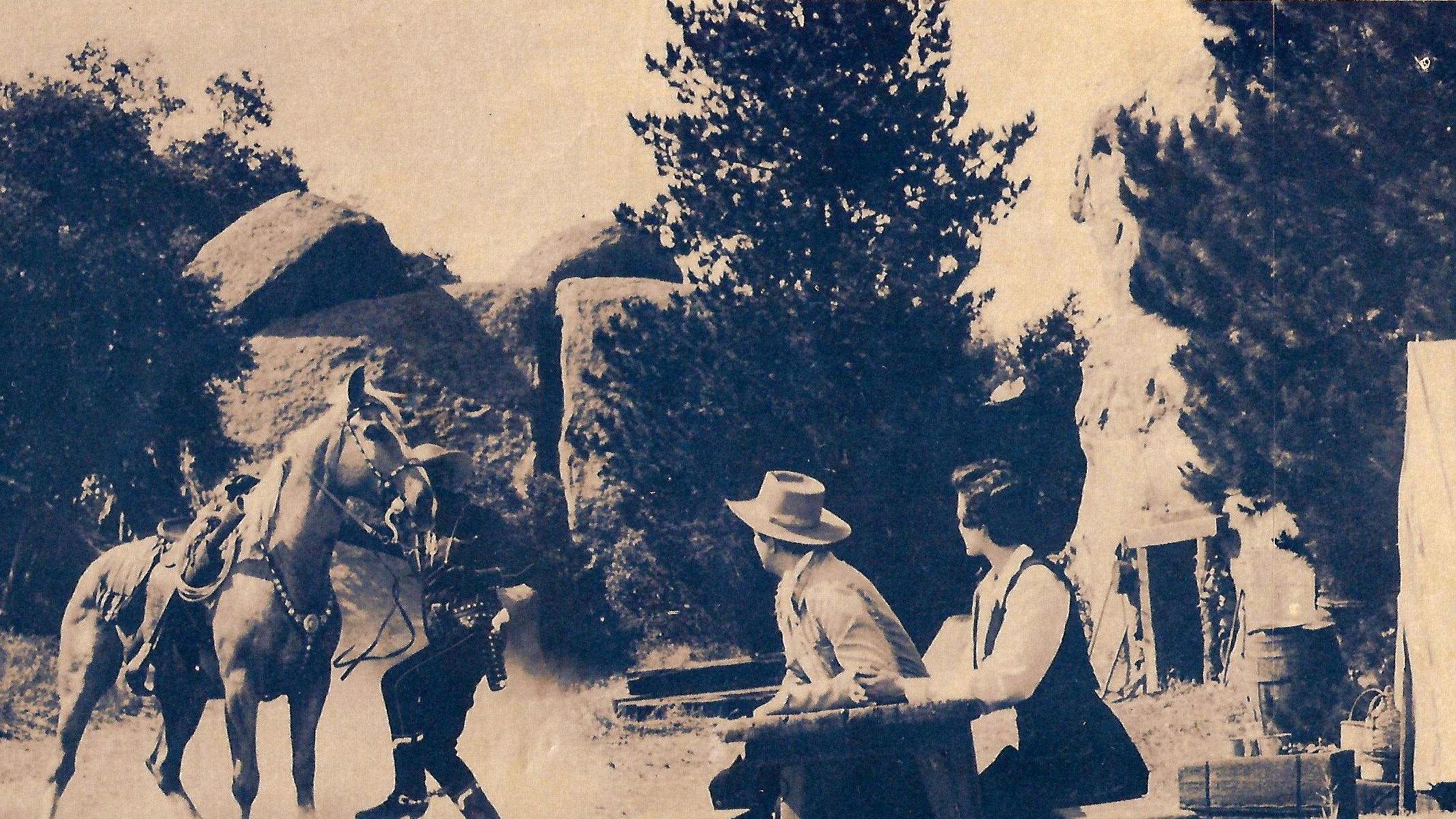 Riding with Buffalo Bill 1954 movie scene