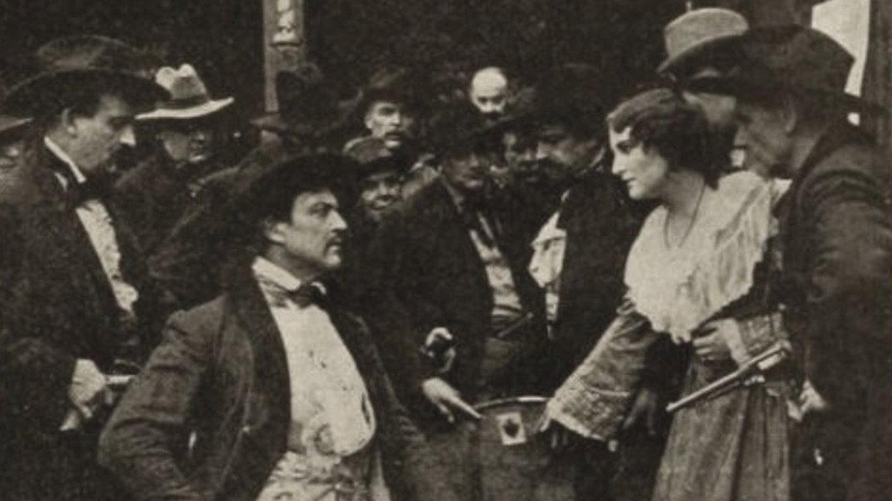Two Men of Sandy Bar 1916 movie scene