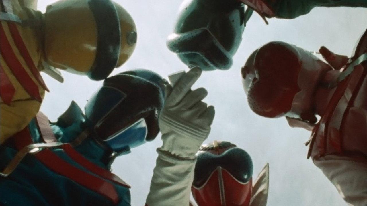 Himitsu Sentai Gorenger: The Movie 1975 movie scene