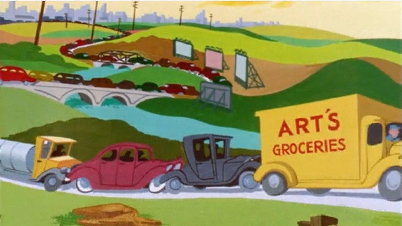 There Auto Be a Law 1953 movie scene