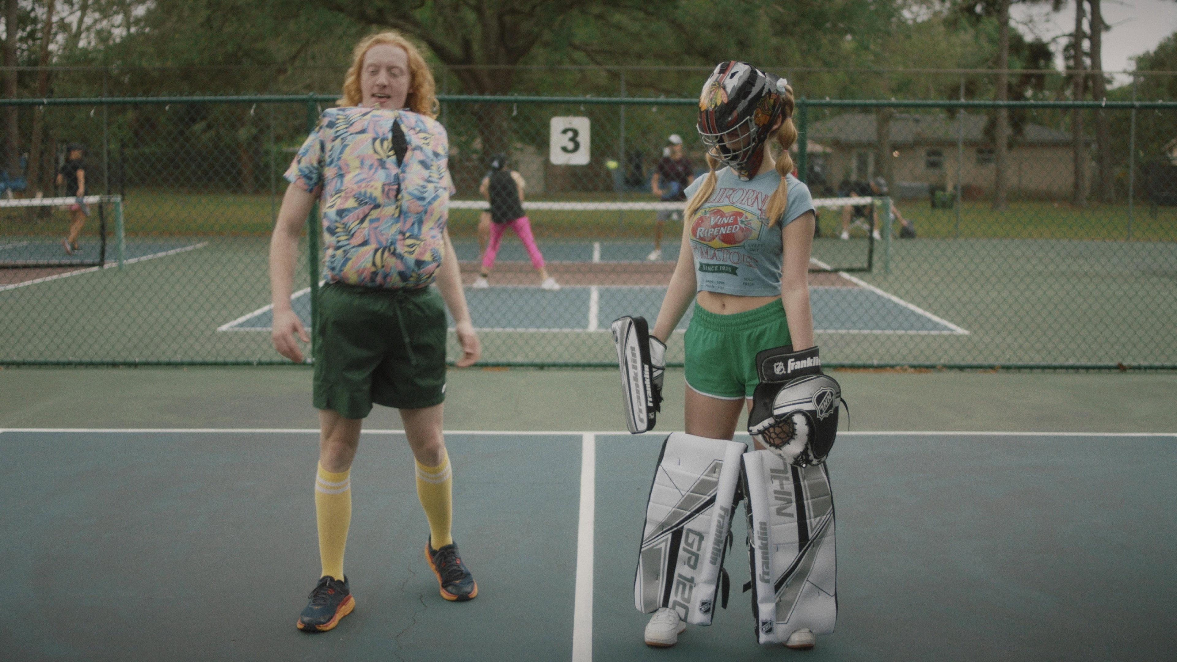 Pickleballers 2026 movie scene
