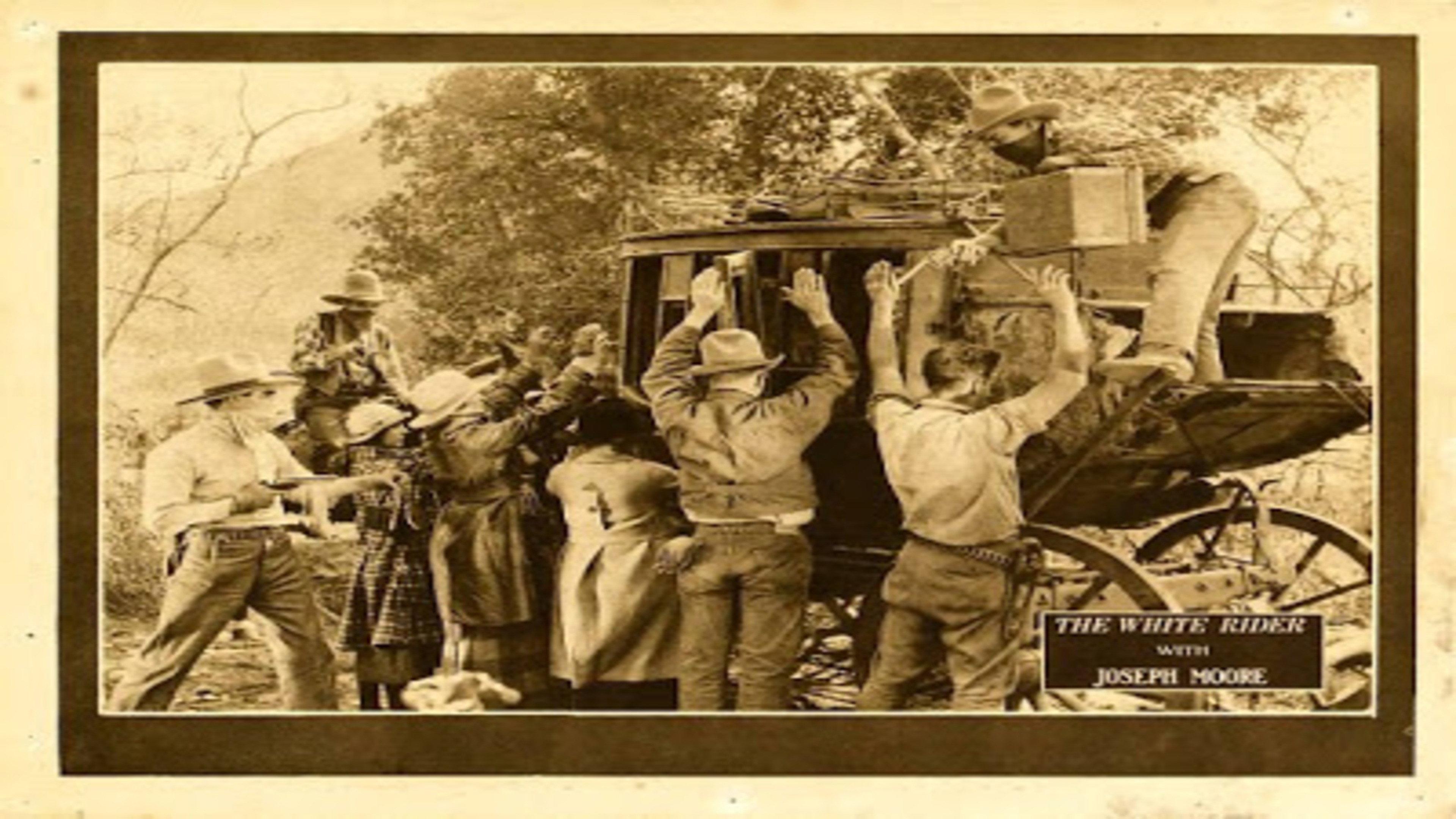 The White Rider 1920 movie scene
