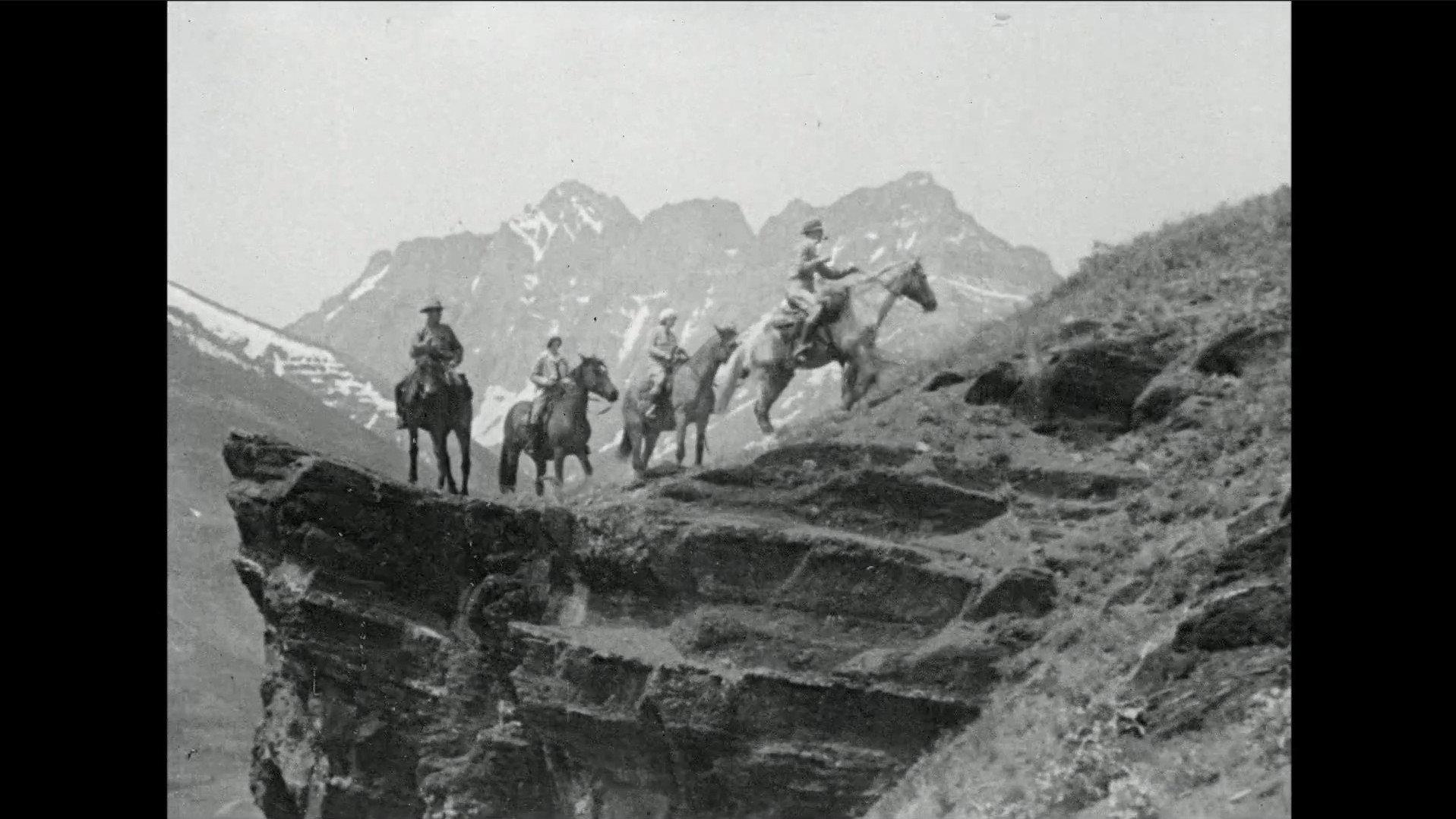 Holidaying Among the Peaks 1931 movie scene
