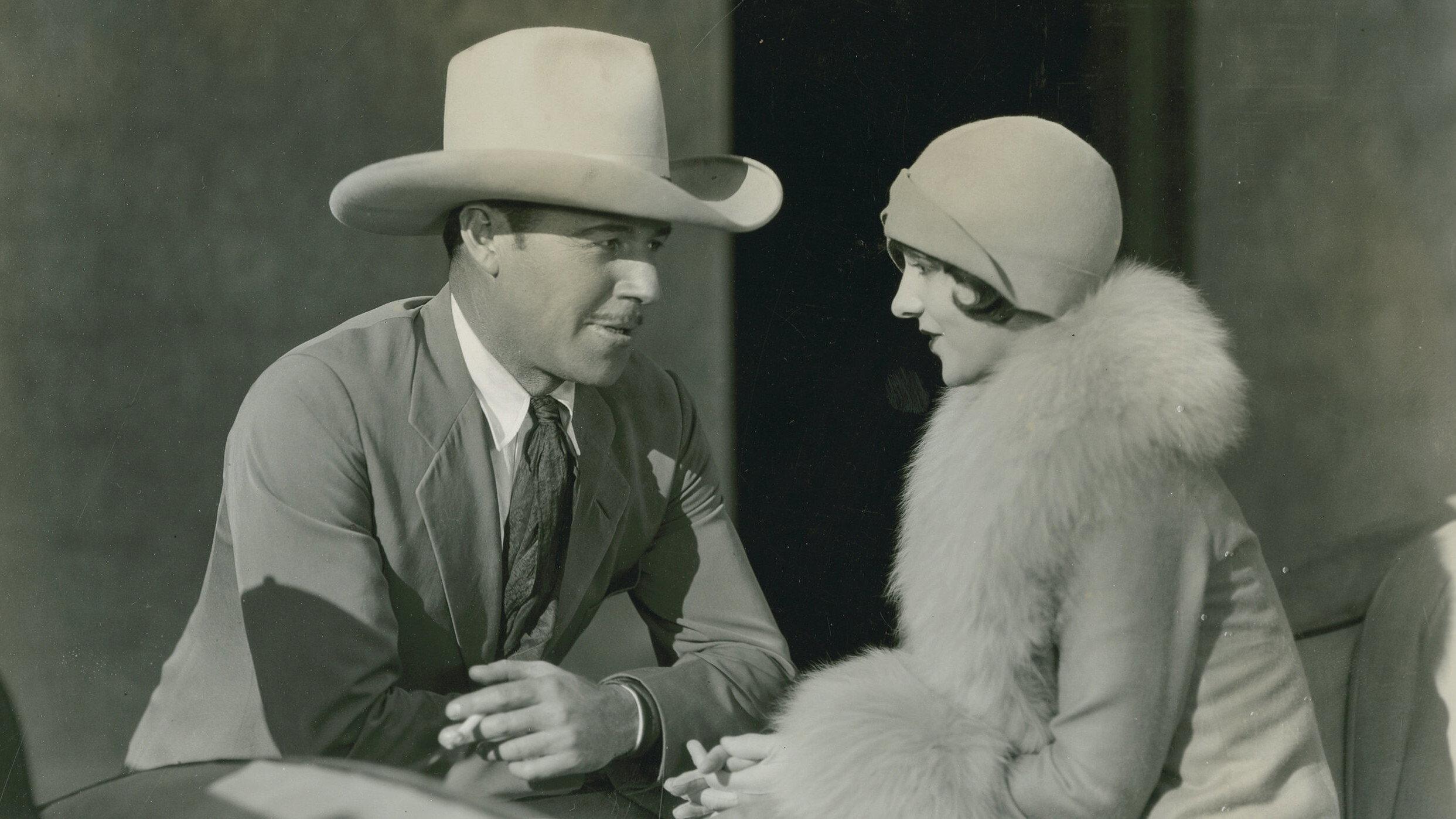 The Mysterious Rider 1927 movie scene