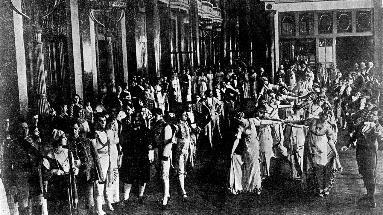 War and Peace 1915 movie scene