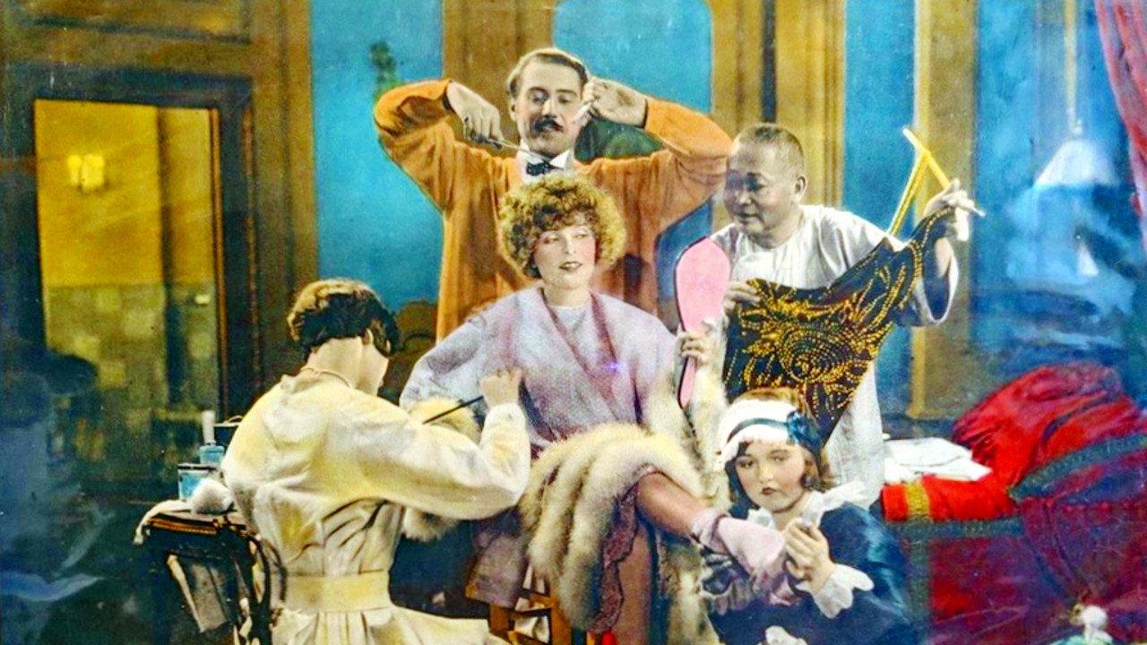 Singed 1927 movie scene