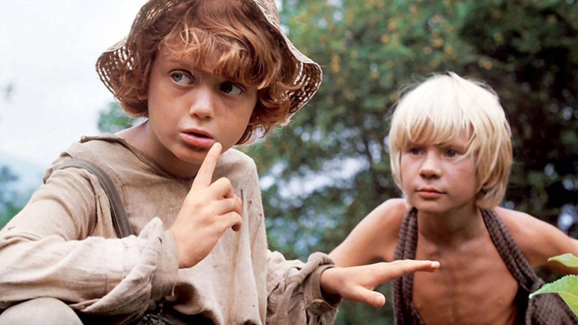 The Adventures of Tom Sawyer and Huckleberry Finn 1985 movie scene