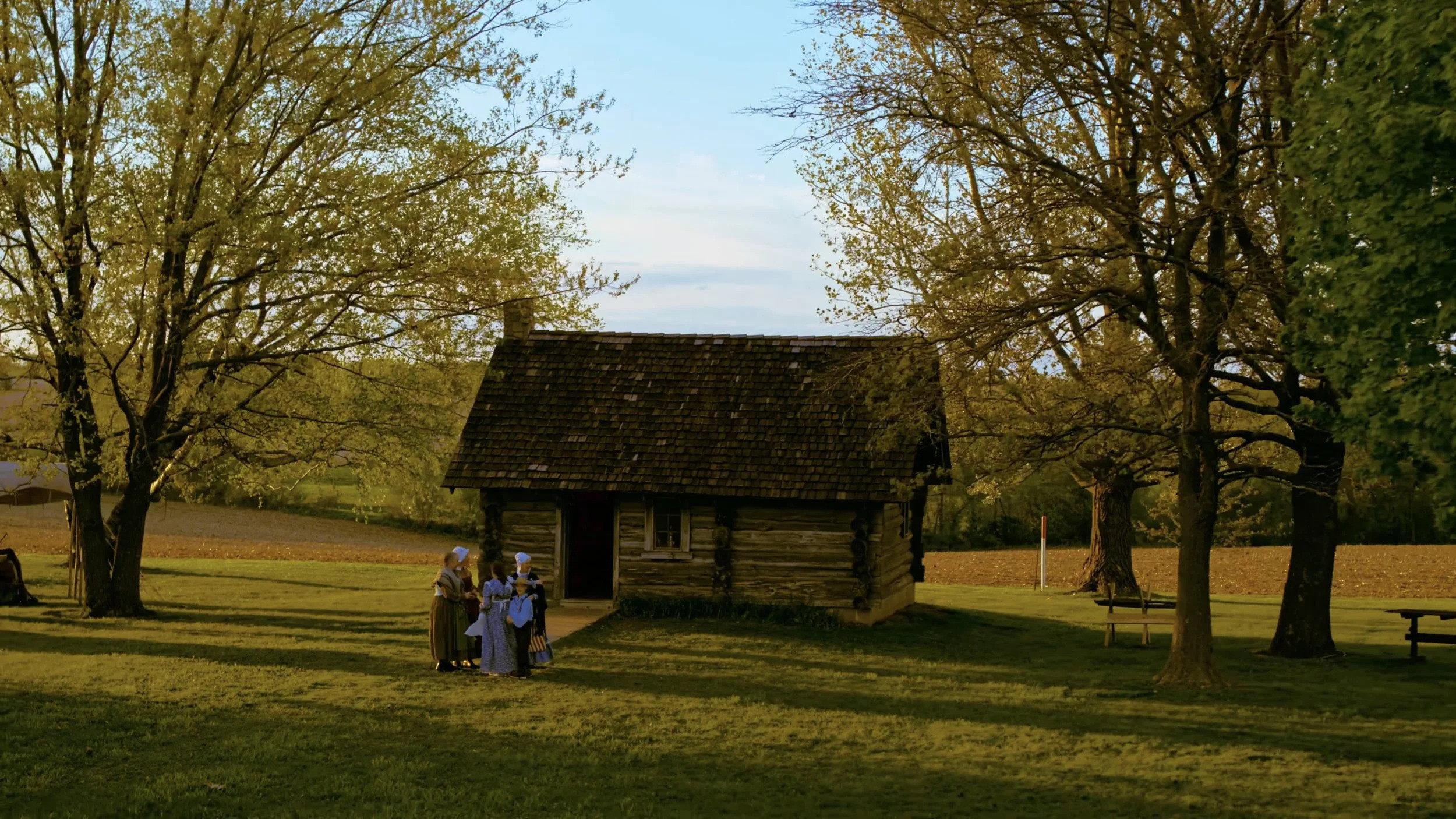 Little House Homecoming 2025 movie scene
