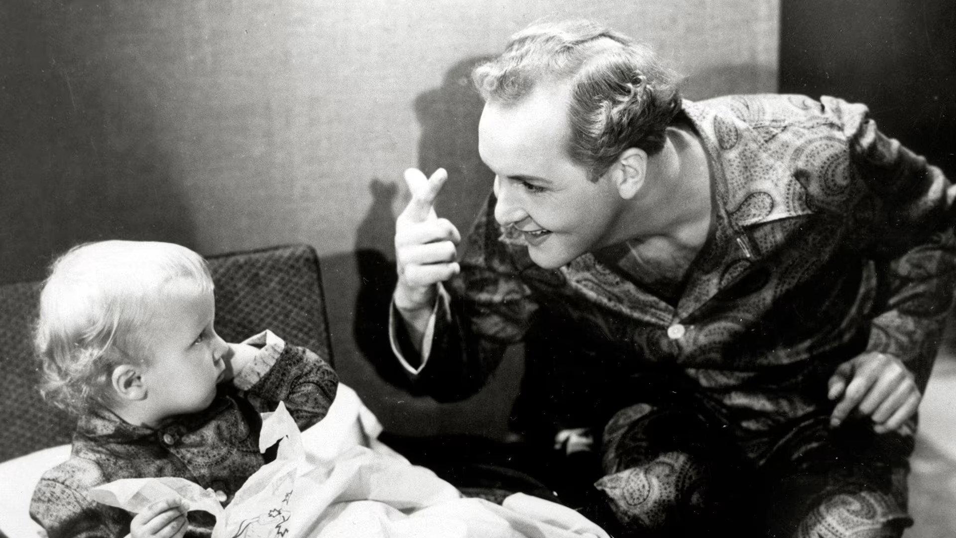 Poikamies-pappa 1941 movie scene