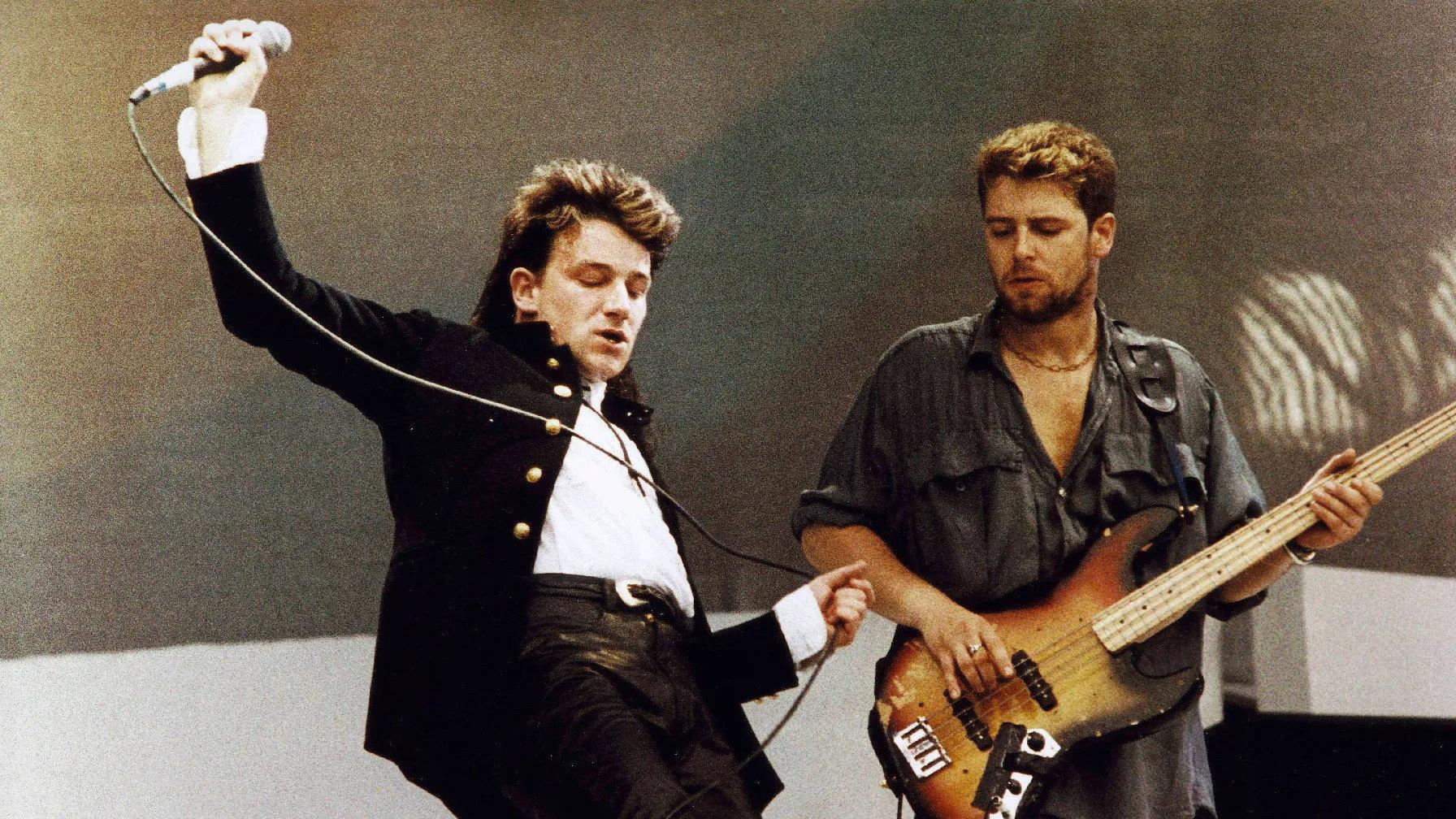 U2 at Live Aid 1985 movie scene