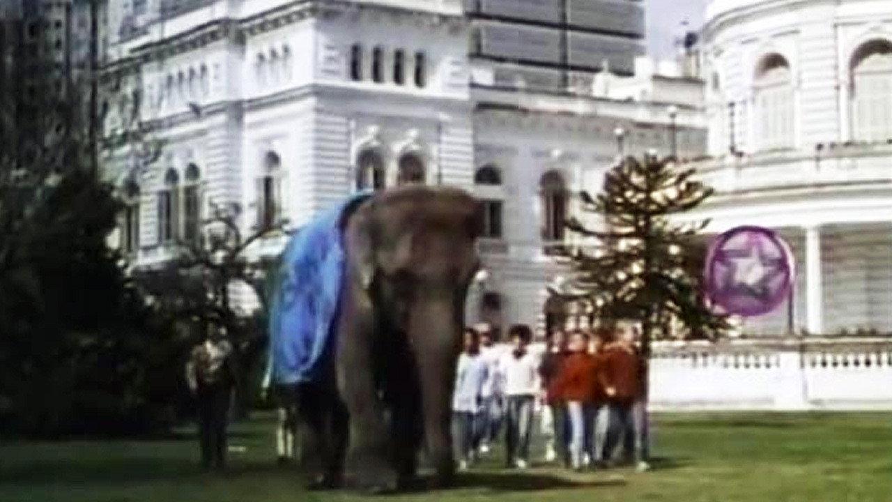 Un elefante en banda 1990 movie scene