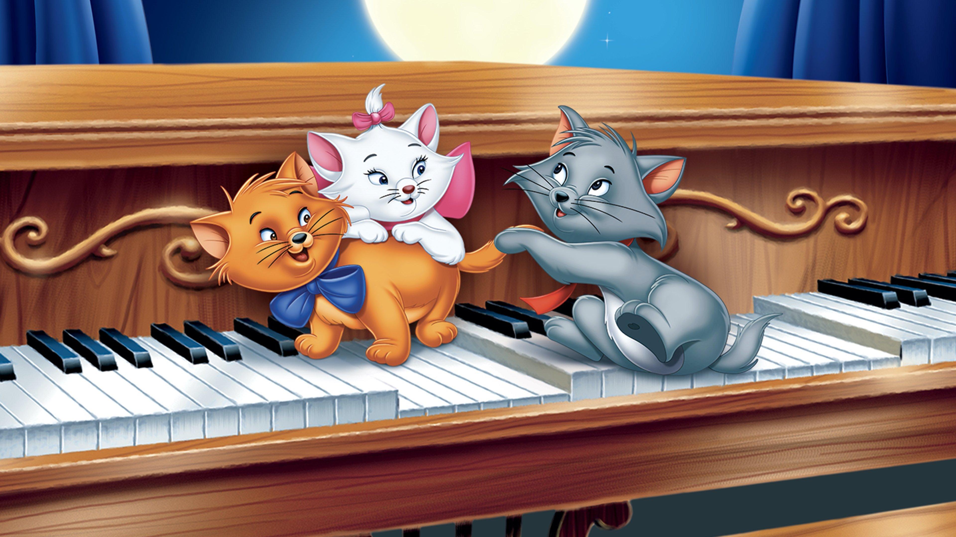The Aristocats 1970 movie scene