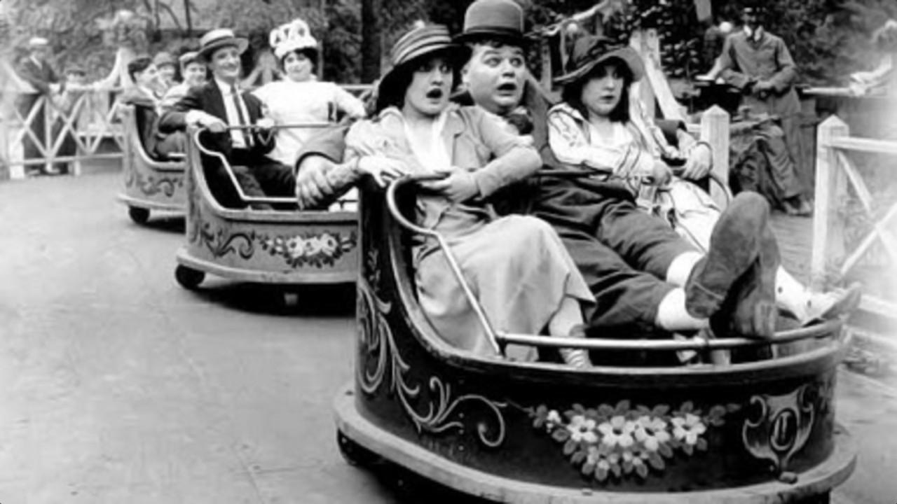 Coney Island 1917 movie scene