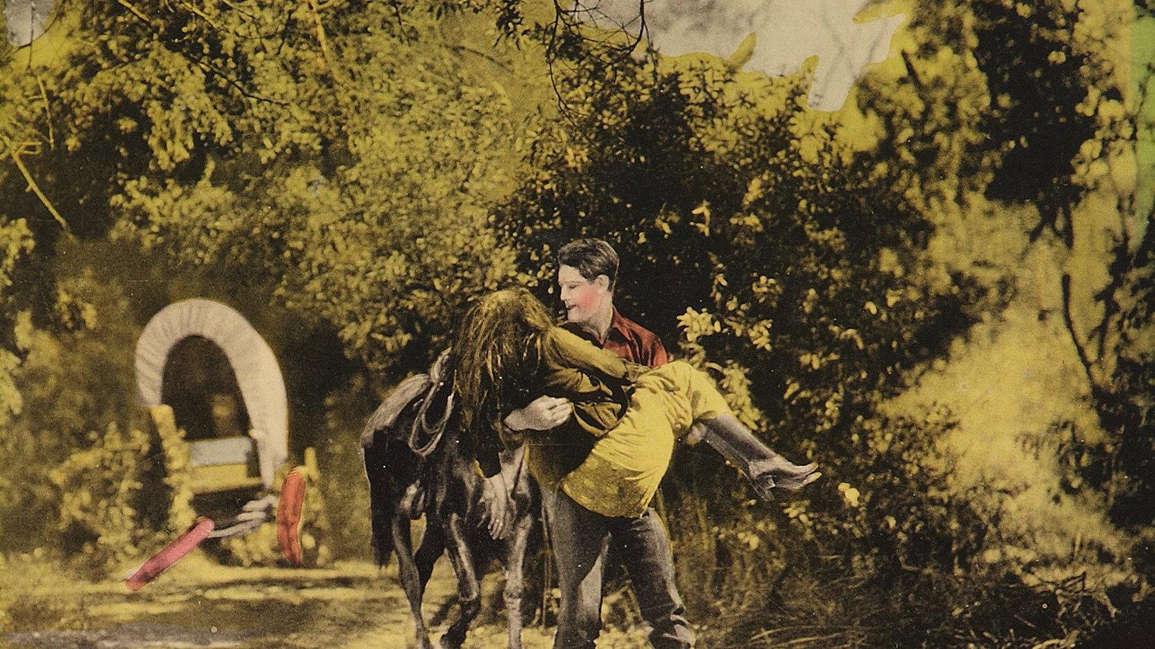 The Man in the Saddle 1926 movie scene