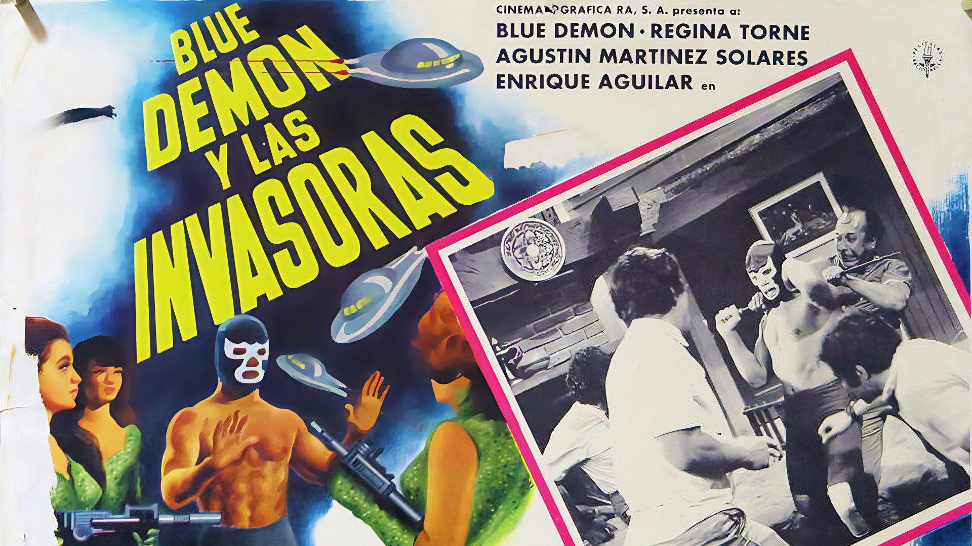 Blue Demon and the Female Invaders 1969 movie scene