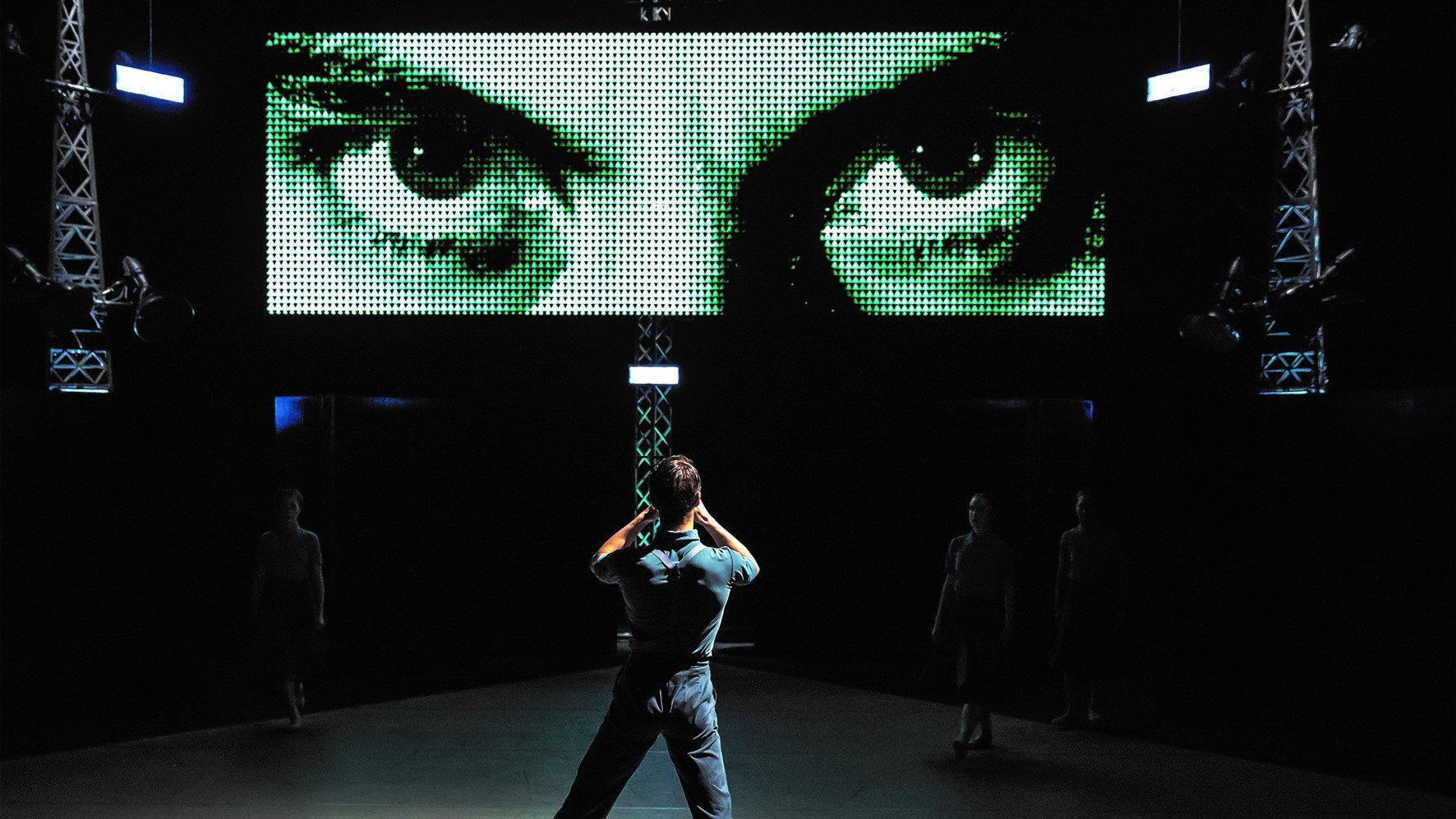 Northern Ballet's 1984 2015 movie scene