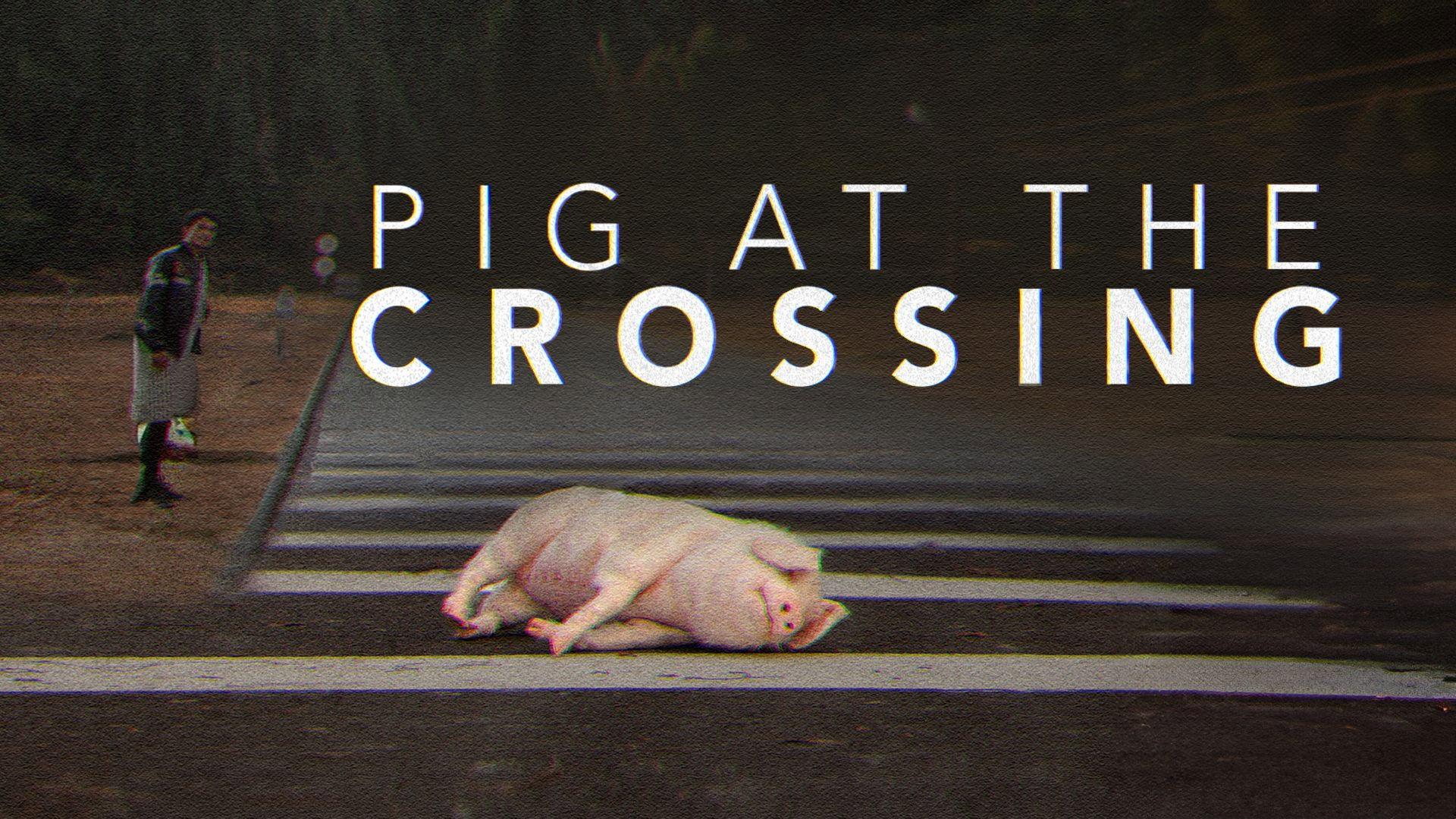 Pig at the Crossing 2024 movie scene