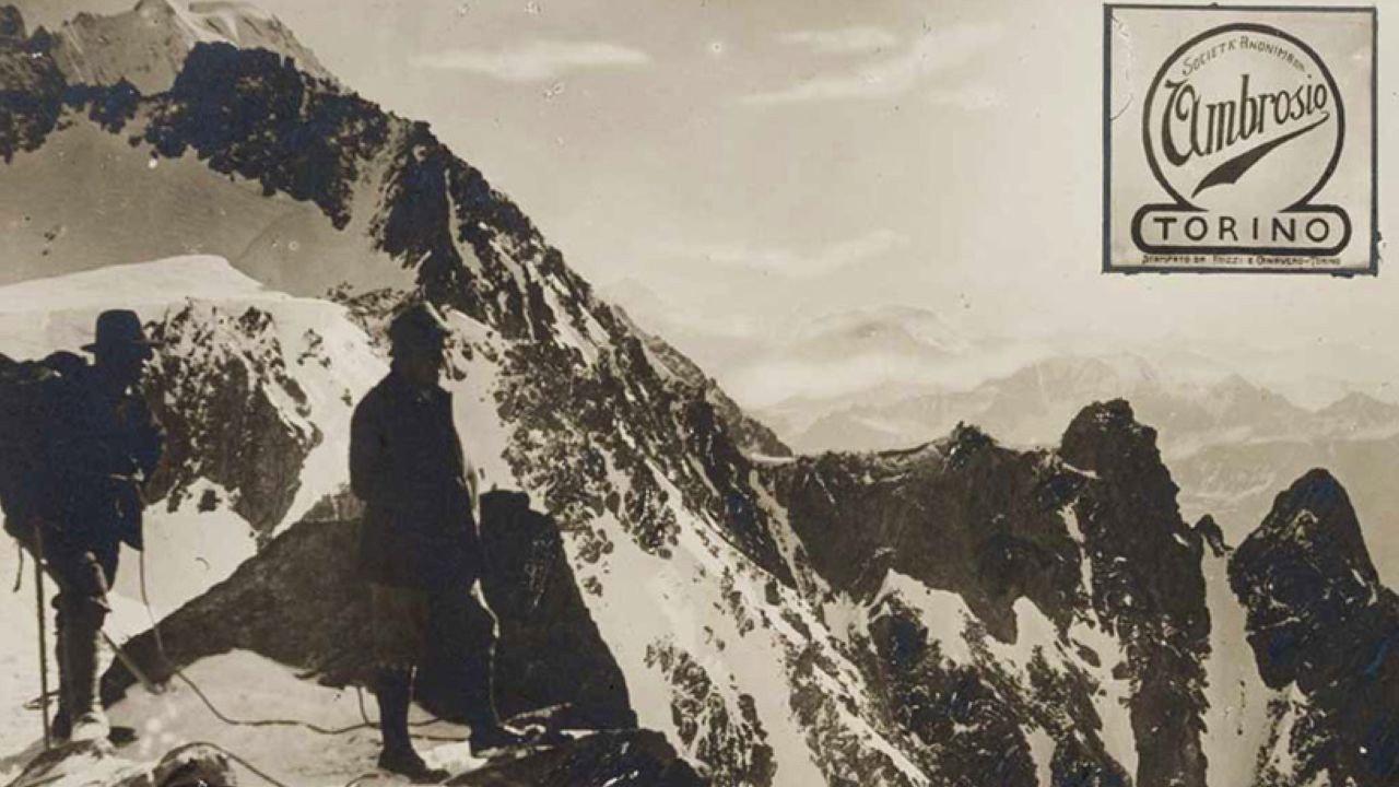 From Courmayeur to the Col du Geant 1910 movie scene