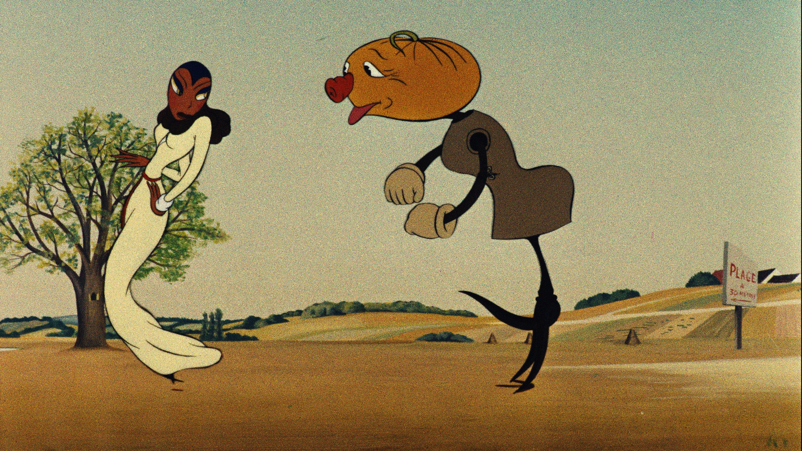 The Scarecrow 1943 movie scene