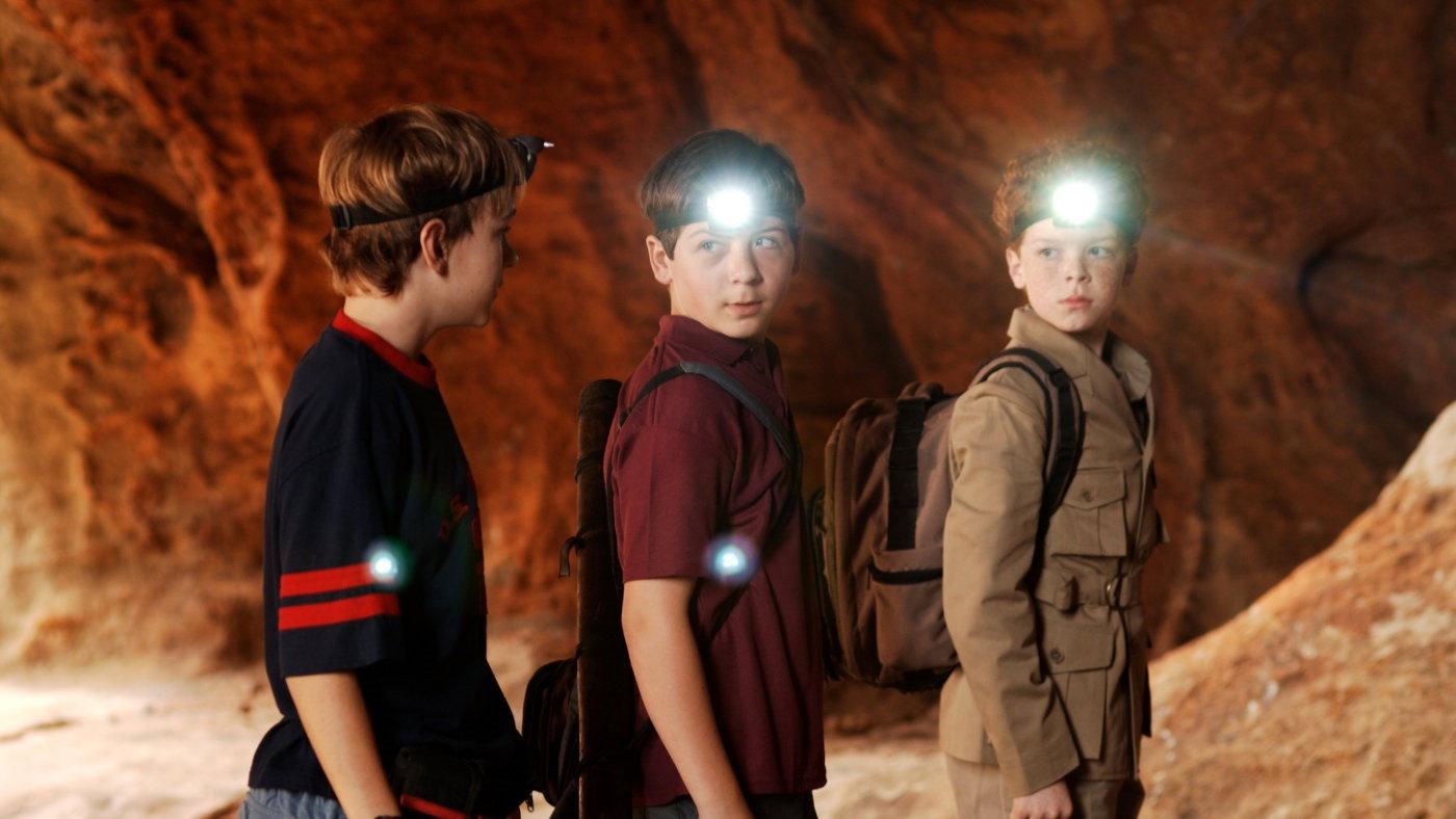 The Three Investigators in The Secret of Skeleton Island 2007 movie scene