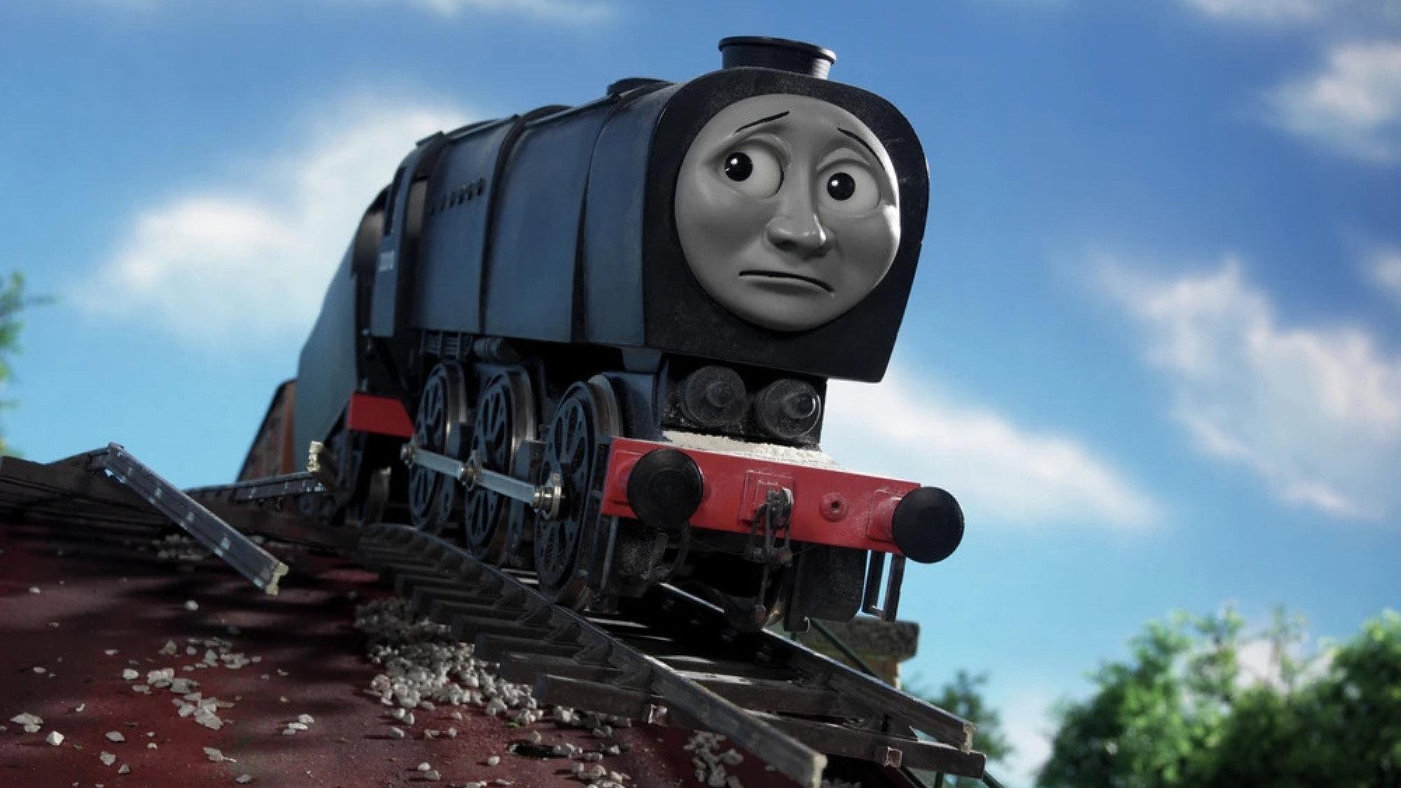 Thomas de Stoomlocomotief:  Thomas en de nieuwe Locomotief 2009 movie scene