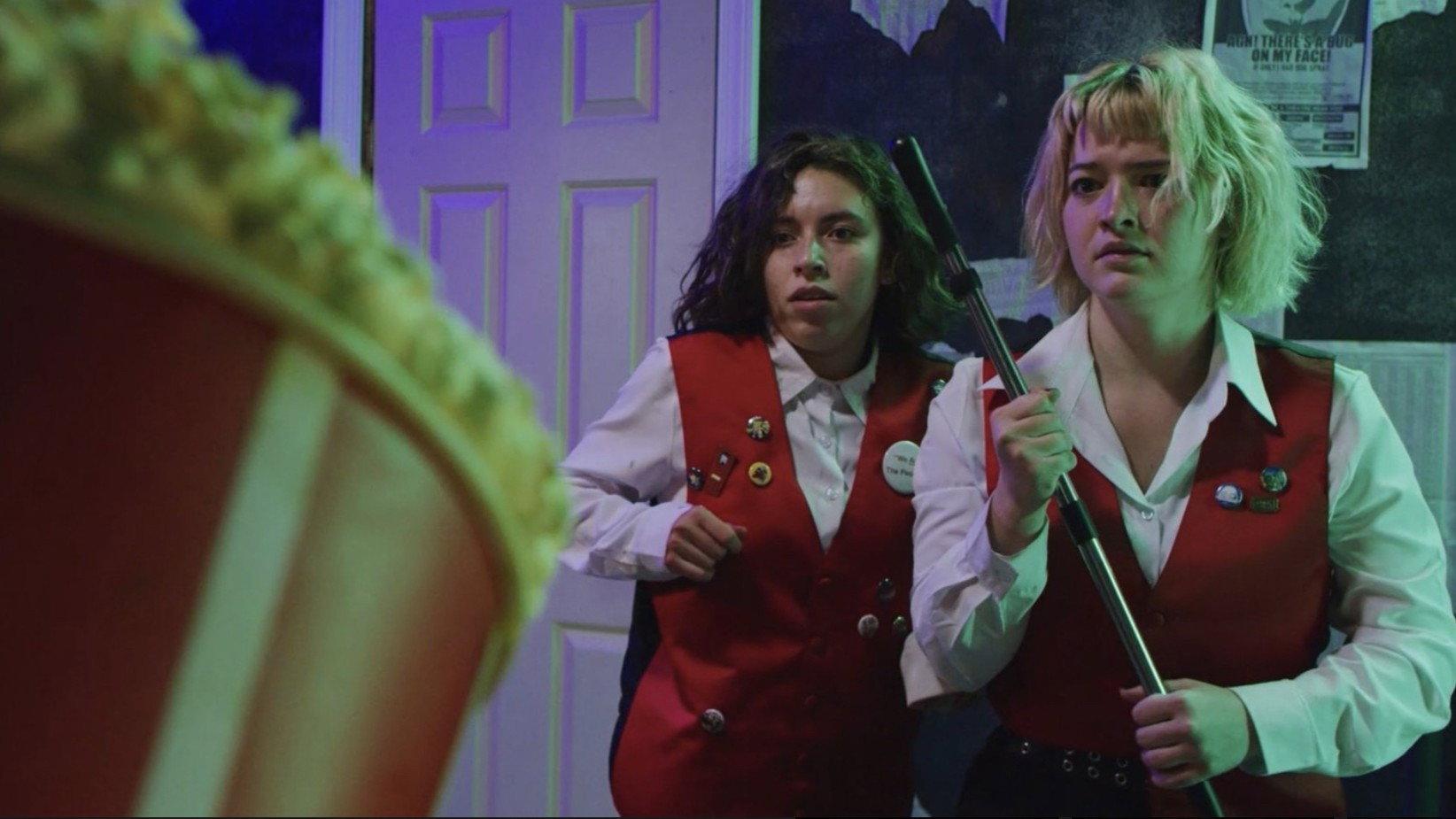 Let's All Go to the Lobby! 2021 movie scene
