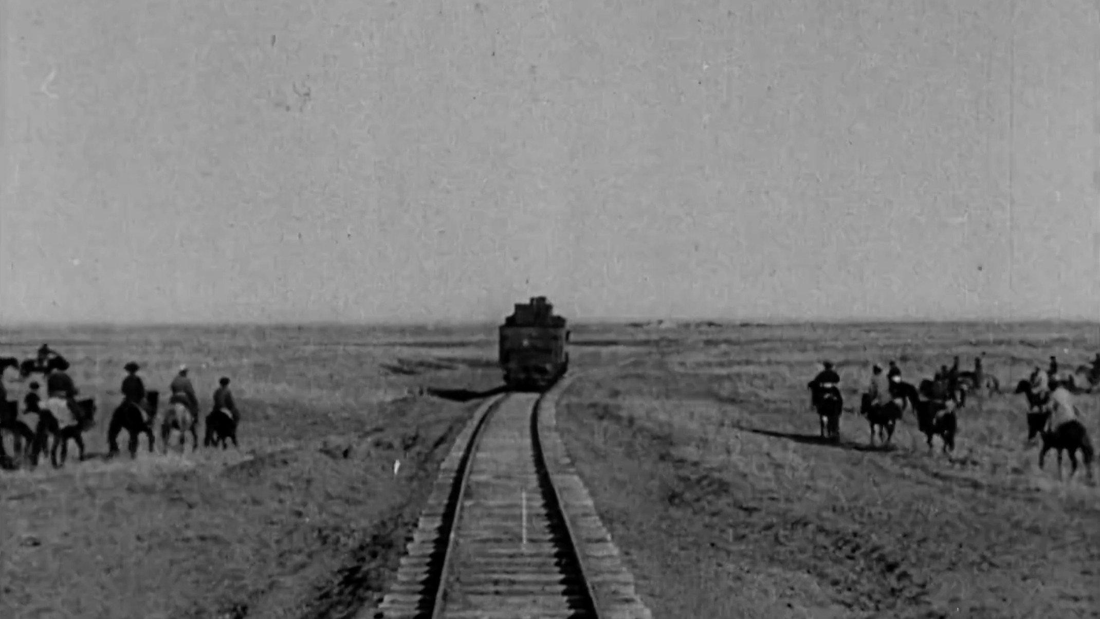 The Steel Road 1929 movie scene