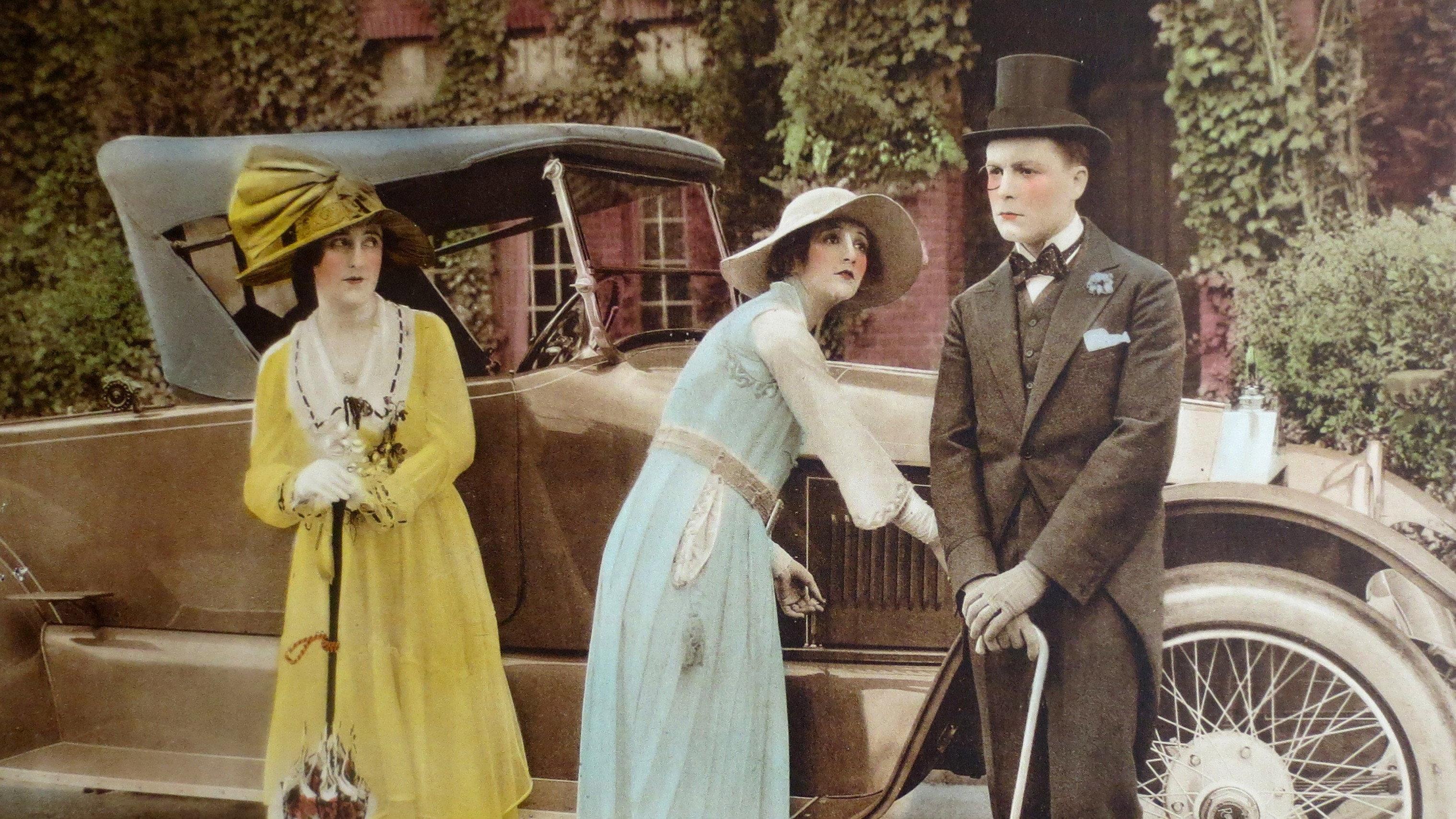 A Pair of Silk Stockings 1918 movie scene